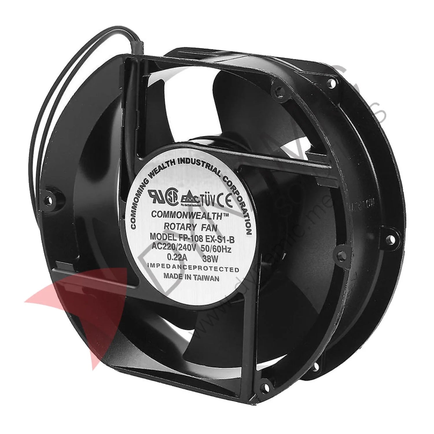 Axial Fan FP-108EX-S1-B 220V 38W 172x150x51mm
