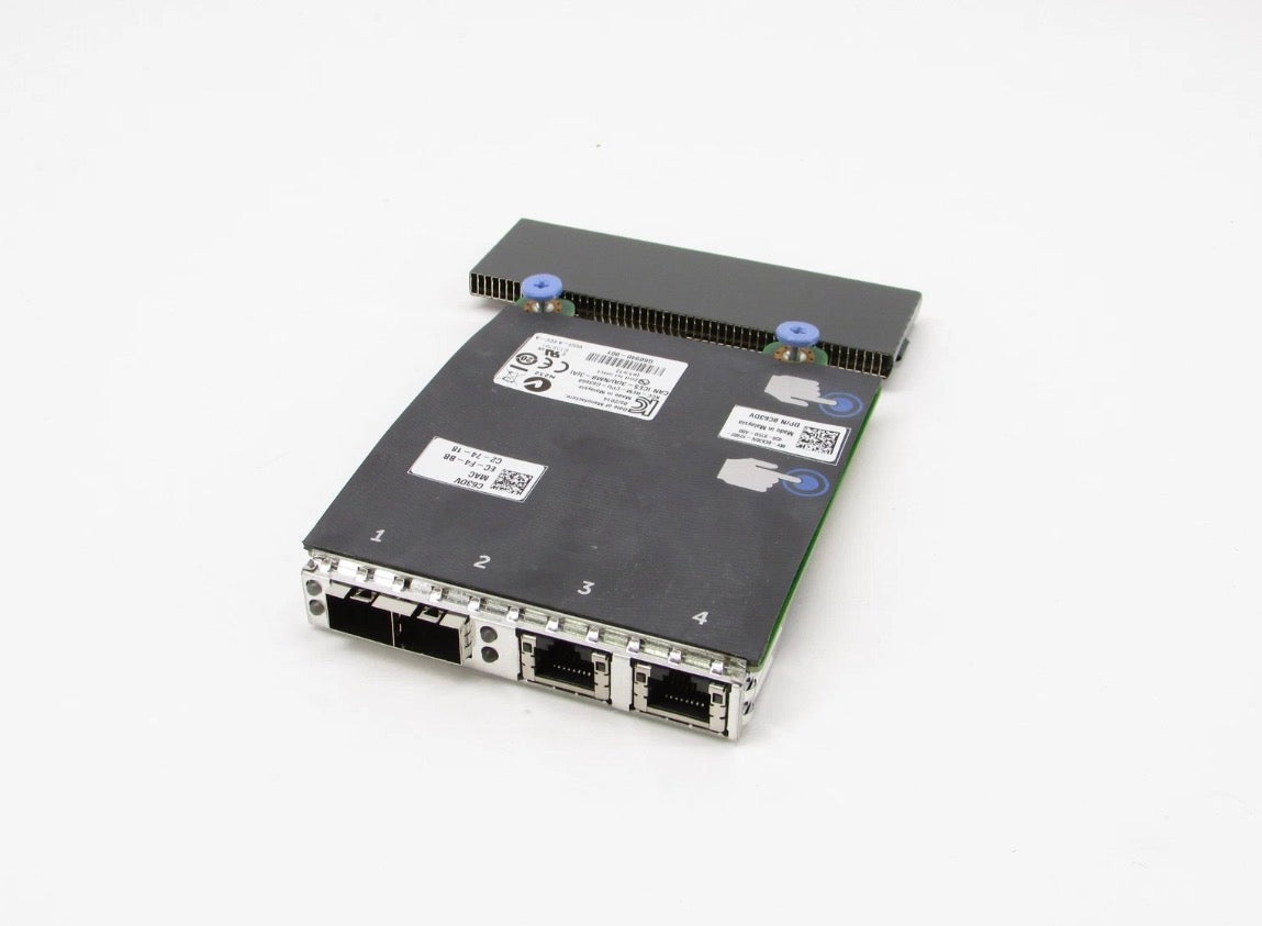 Dell X520-DA2 0C63DV Quad Port 2x 10Gbe SFP 2x 1Gb I350 Network Daughter Card