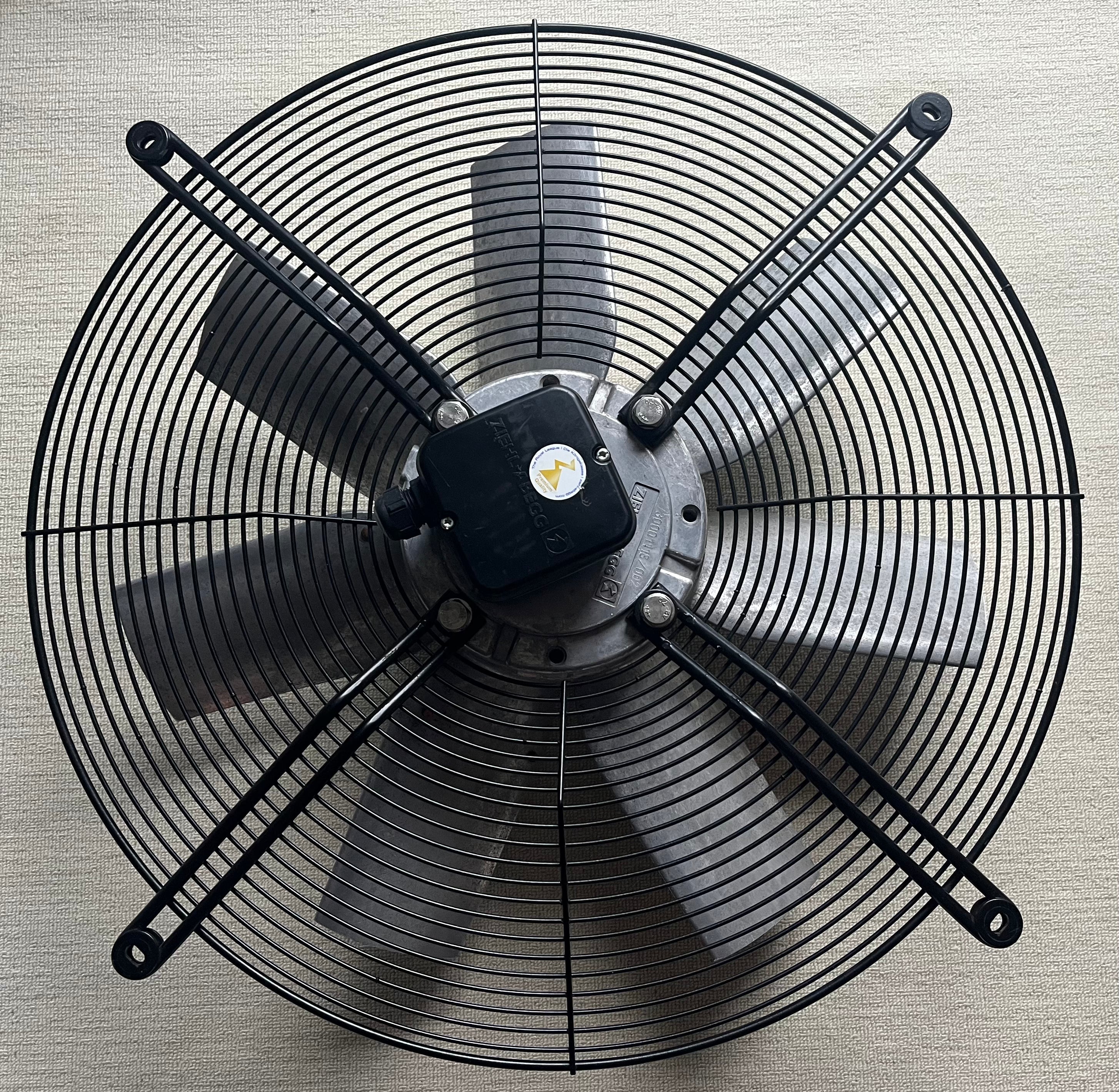 FC056-4DD.6F.A7 ZIEHL-ABEGG Axial Fan 230/400V 1.25kW 3.8A 1300Rpm