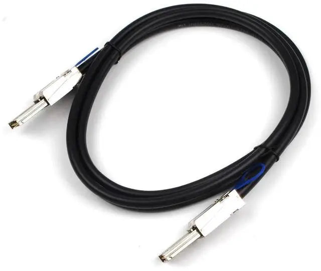 Alt view image 4 of 6 - 2PCS Mini SAS26P SFF-8088 to SFF-8088 2M 6.6 feet External Cable Attached SCSI
