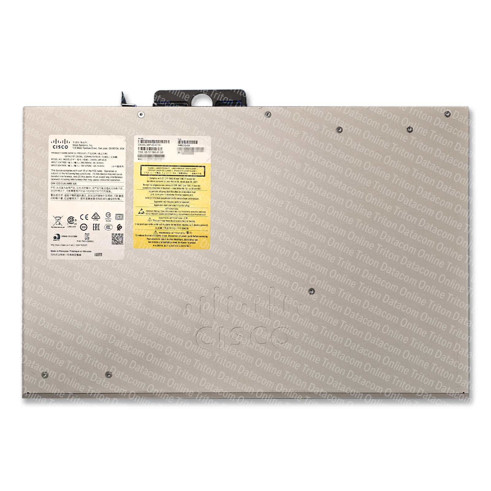 C9200L-48PL-4G-E - Cisco Catalyst 9200 Series Switch with 48 ports gigabit ethernet, Partial PoE+, 4x 1 gigabit SFP fixed uplink, Network Essentials license