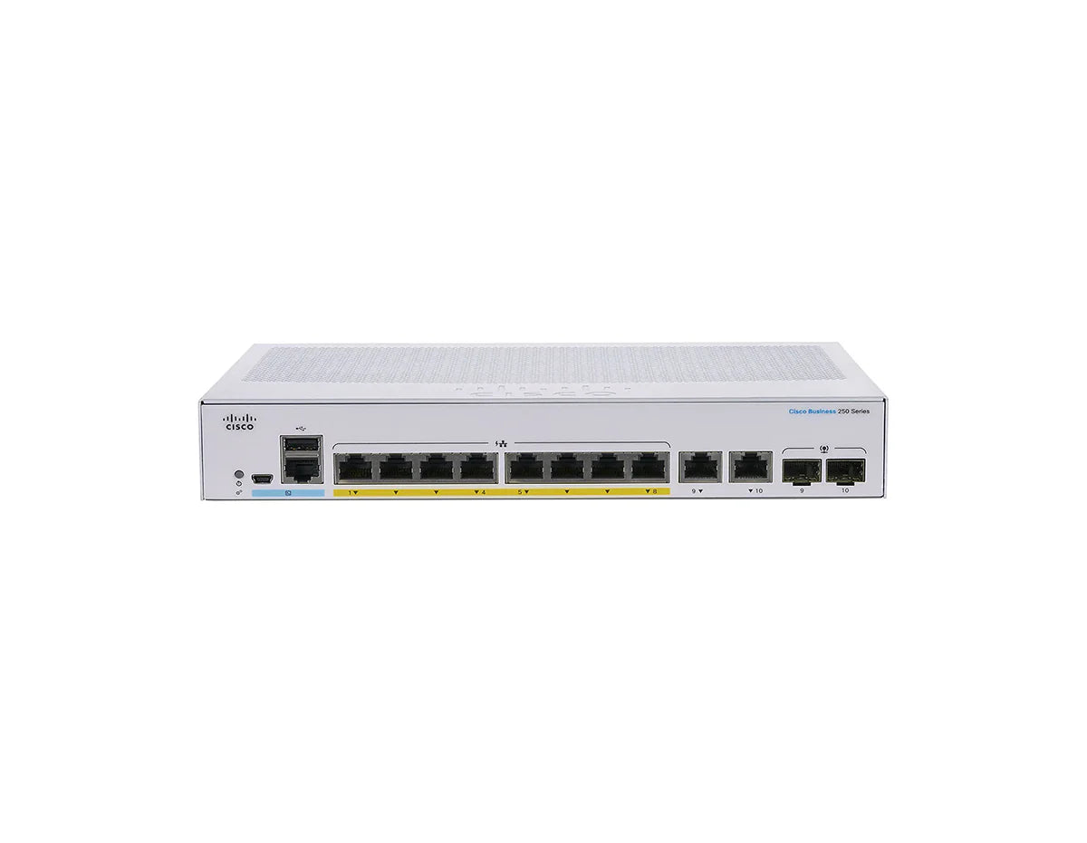 Cisco CBS250-8PP-E-2G Switch