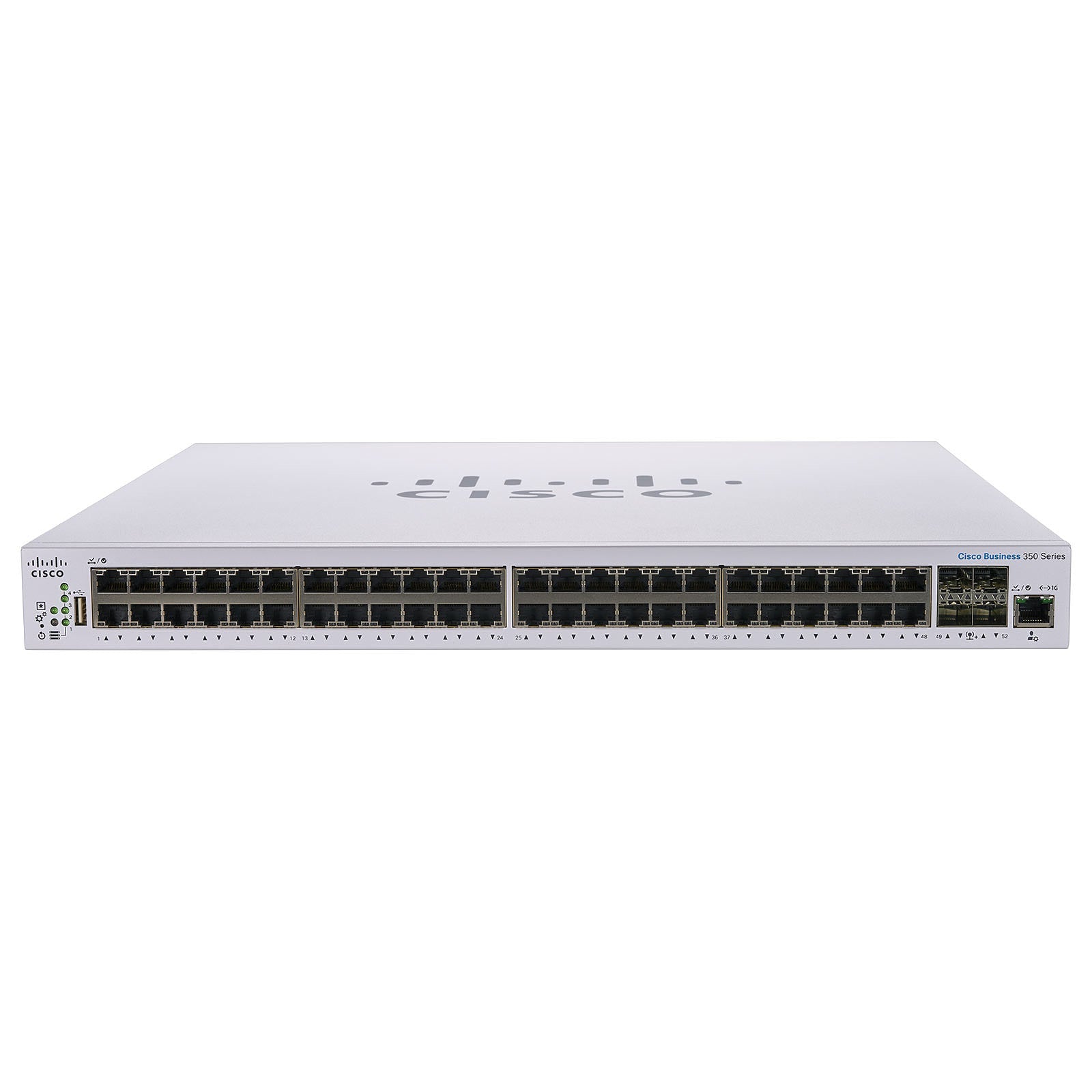 Cisco CBS350 Series 48x 10GE 4x 10G SFP+ Managed Switch (CBS350-48XT-4X