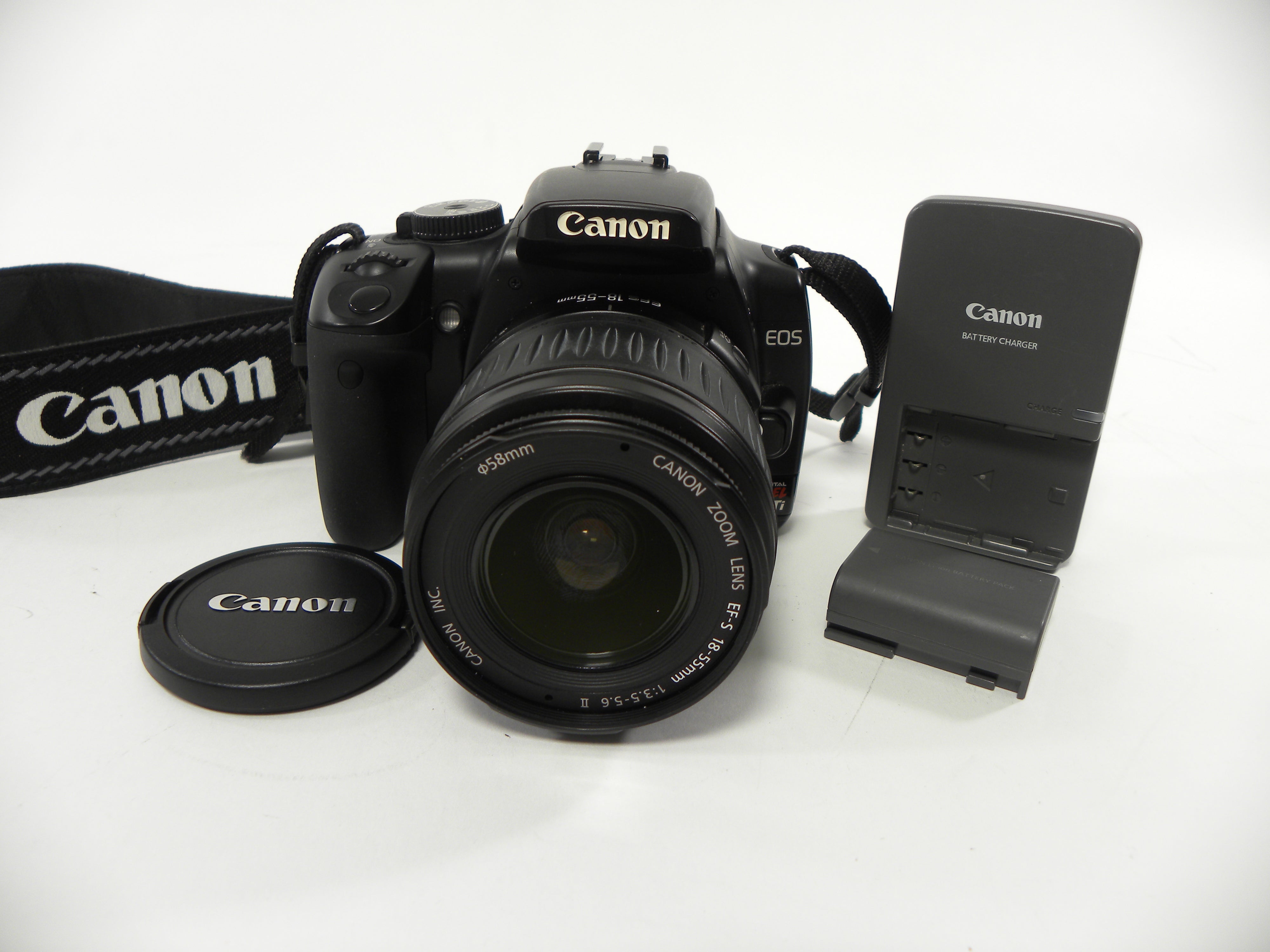 Canon EOS XTi 10.1mp Digital SLR w/EF-S 18-55mm f3.5-5.6 II AS IS NO Returns!