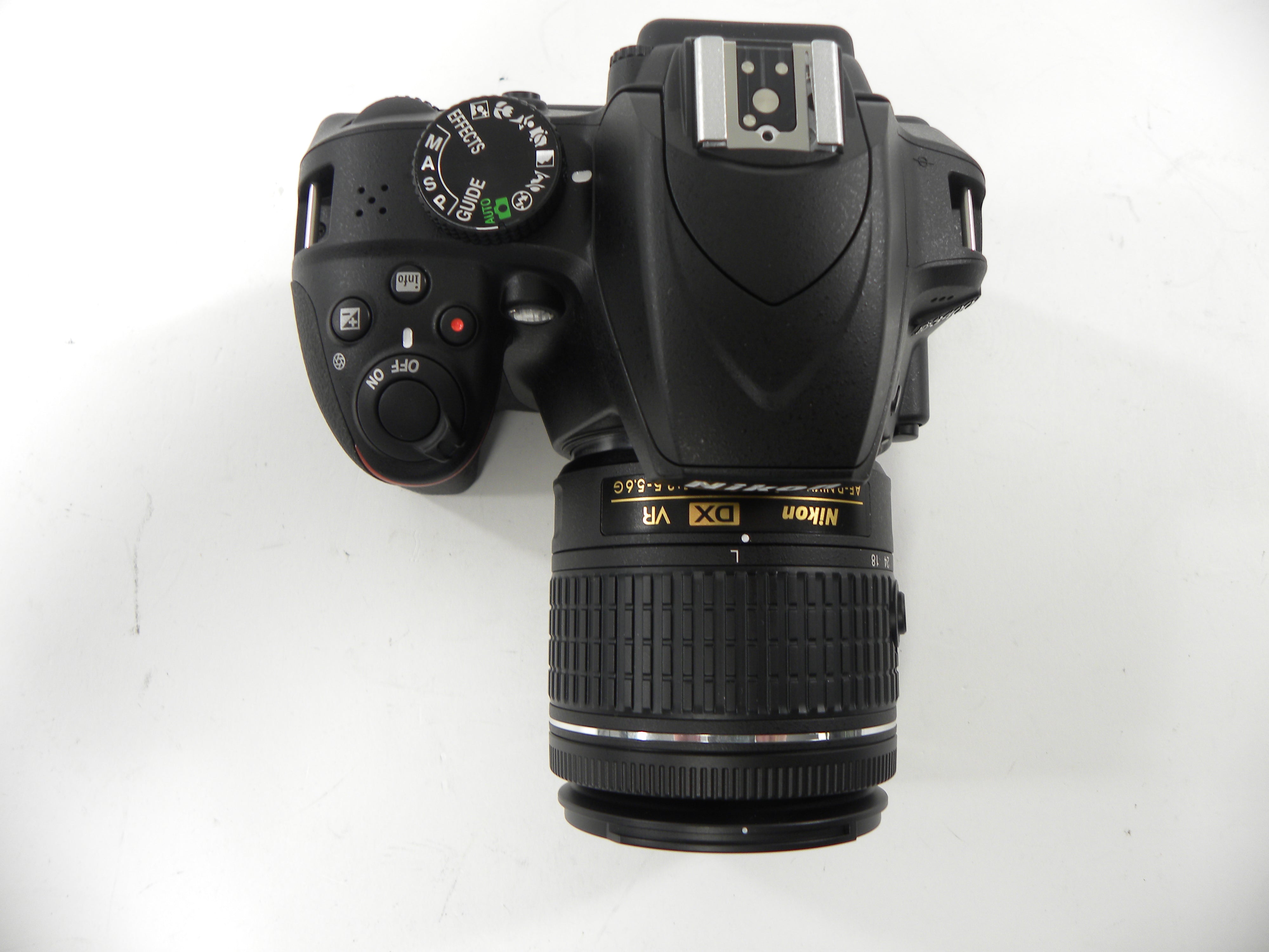 Nikon D3400 24.2mp Digital SLR w/Nikkor AF-P 18-55 Shutter Ct. #97