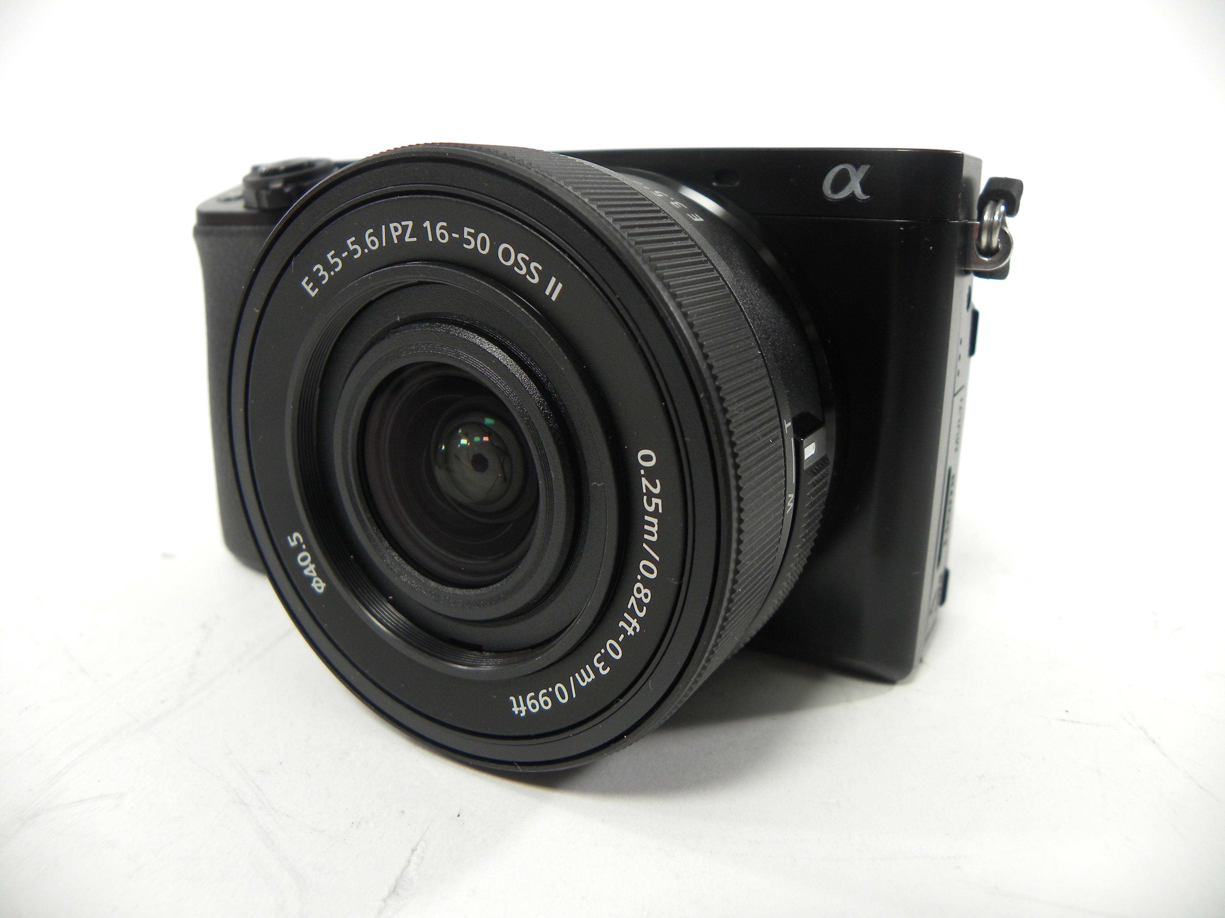 Sony a6100 24.2mp Digital Mirrorless w/PZ 16-50 f3.5-5.6 OSS II Shutter Ct. 2