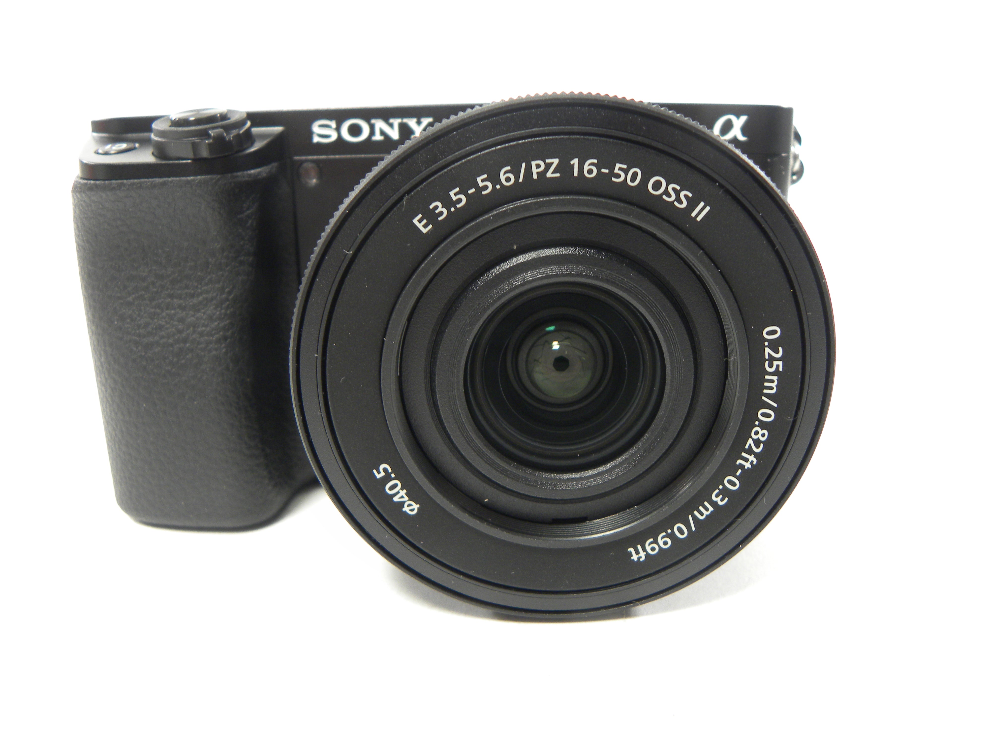 Sony a6100 24.2mp Digital Mirrorless w/PZ 16-50 f3.5-5.6 OSS II Shutter Ct. 2