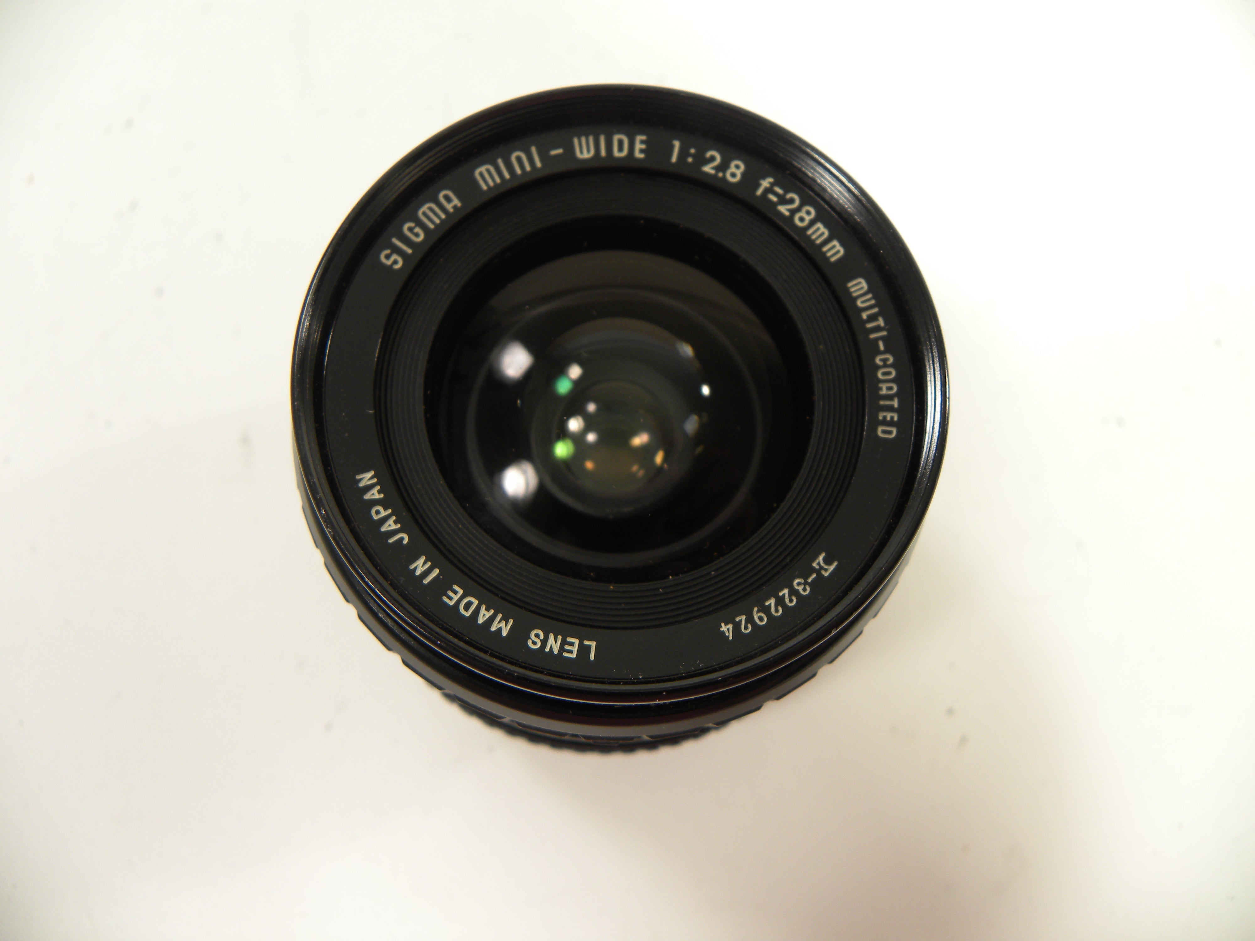 Sigma MC 28mm f2.8 Mini Wide-Angle Minolta MD Mount