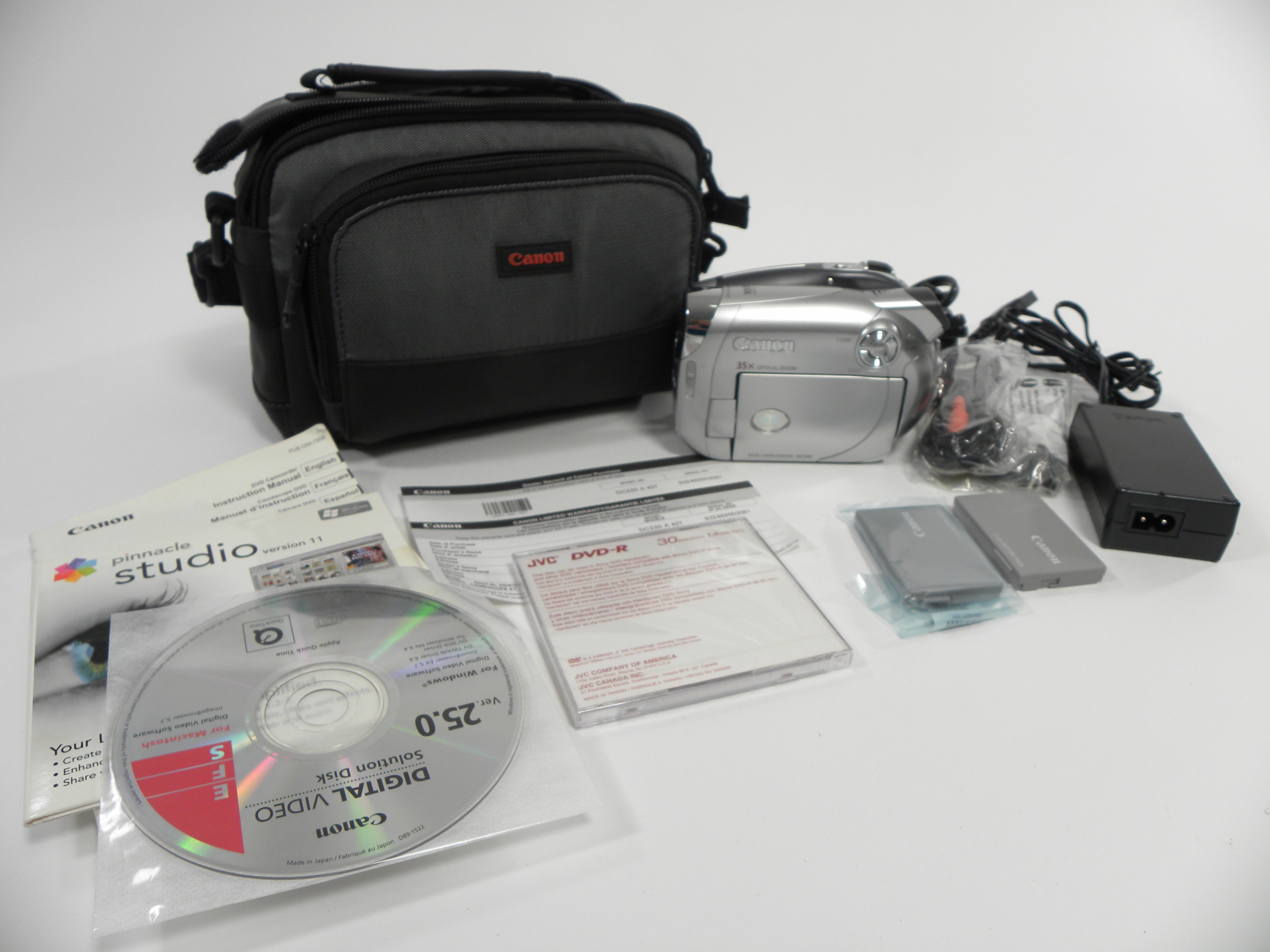 Canon DC220 MiniDVD Camcorder