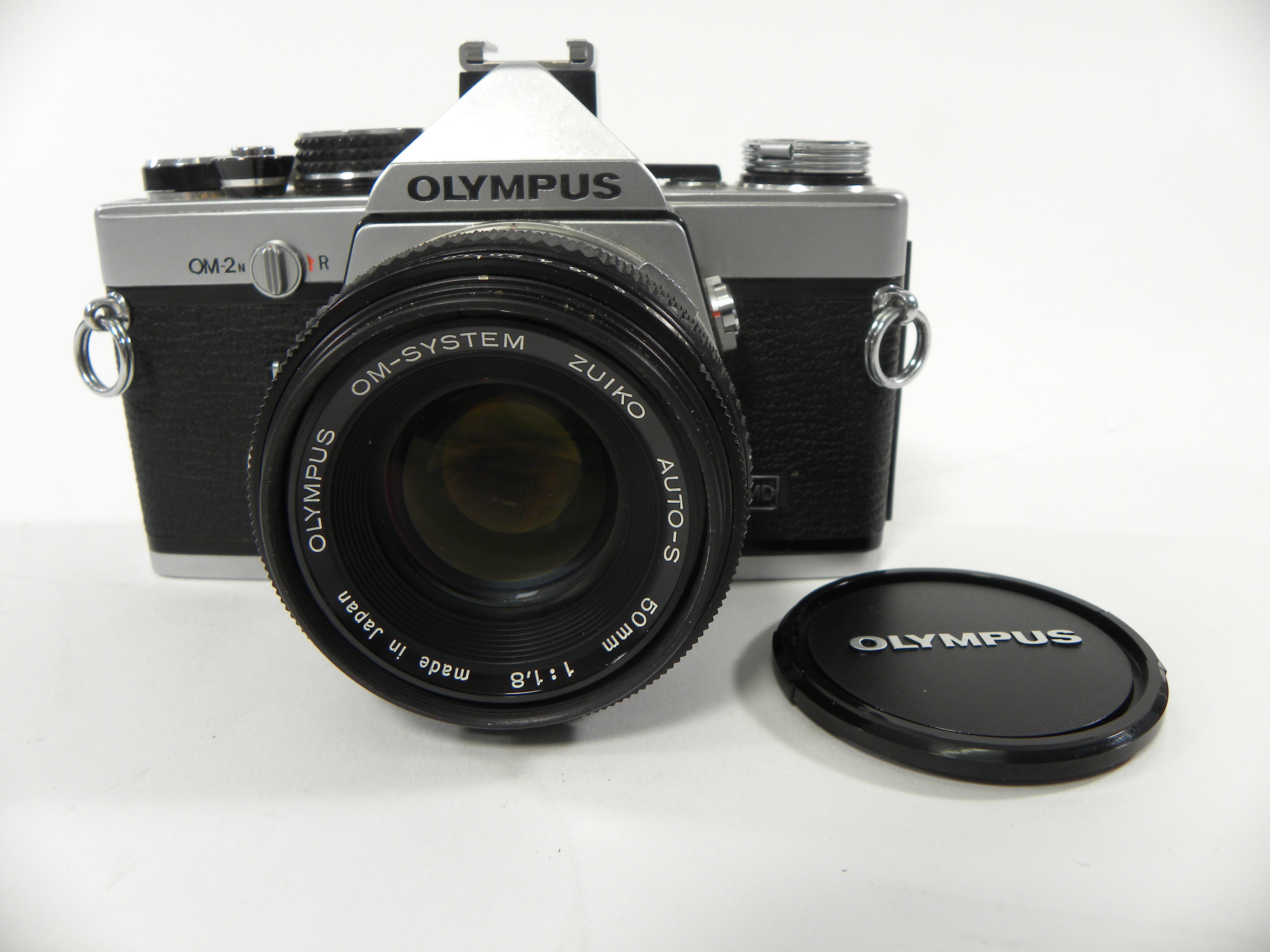 Olympus OM2n 35mm SLR w/Zuiko Auto-S 50mm f1.8 AS IS No Returns