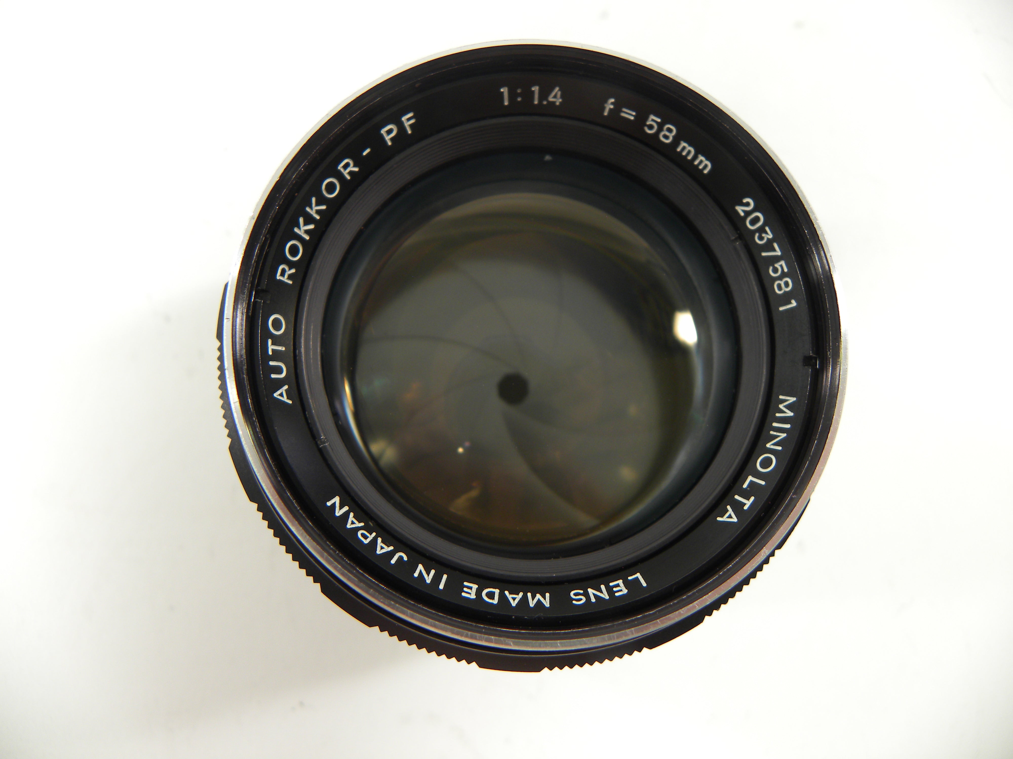 Minolta Rokkor-PF Auto 58mm f1.4