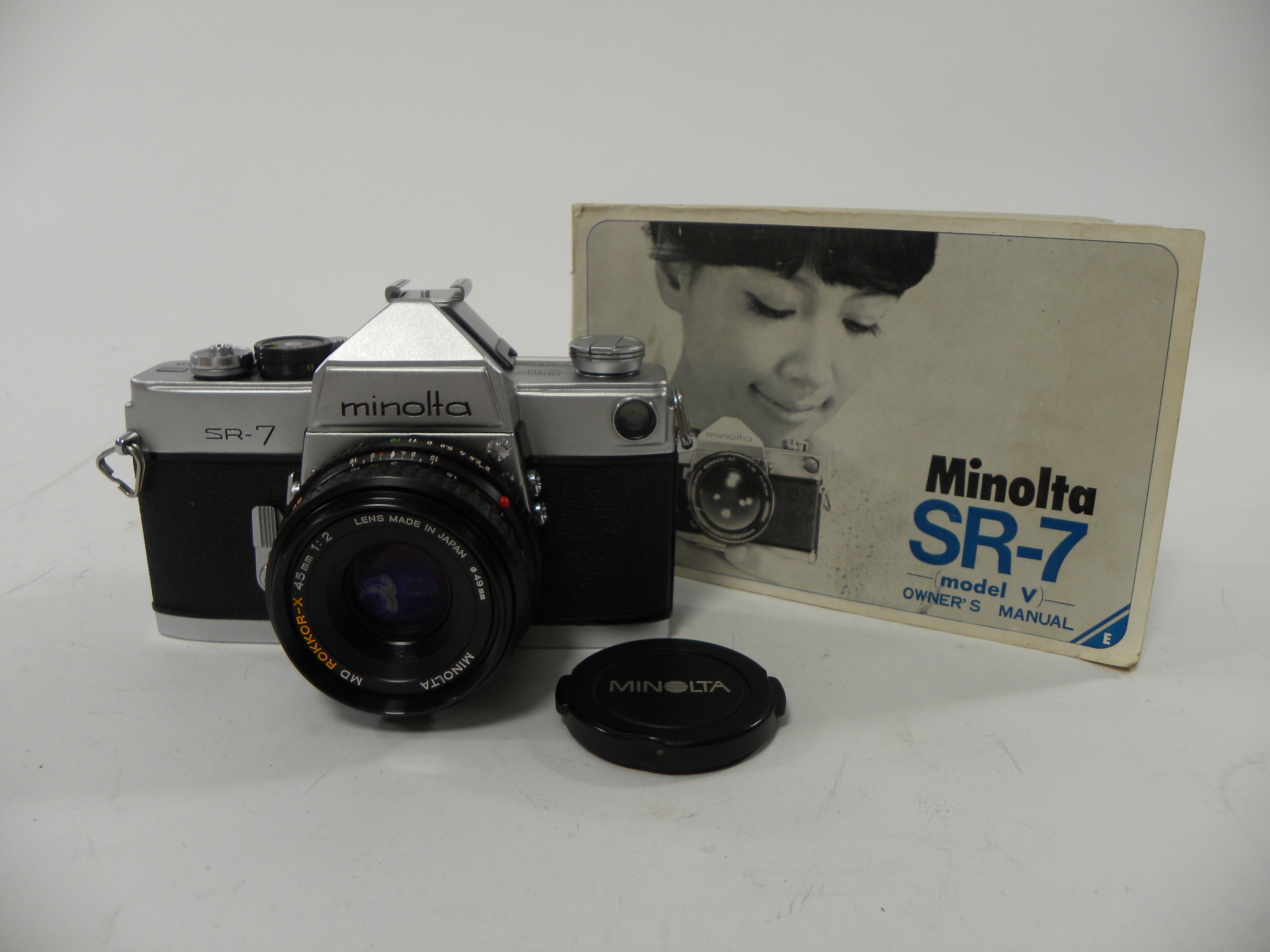 Minolta SR-7 35mm SRL w/Minolta MD 45mm f2