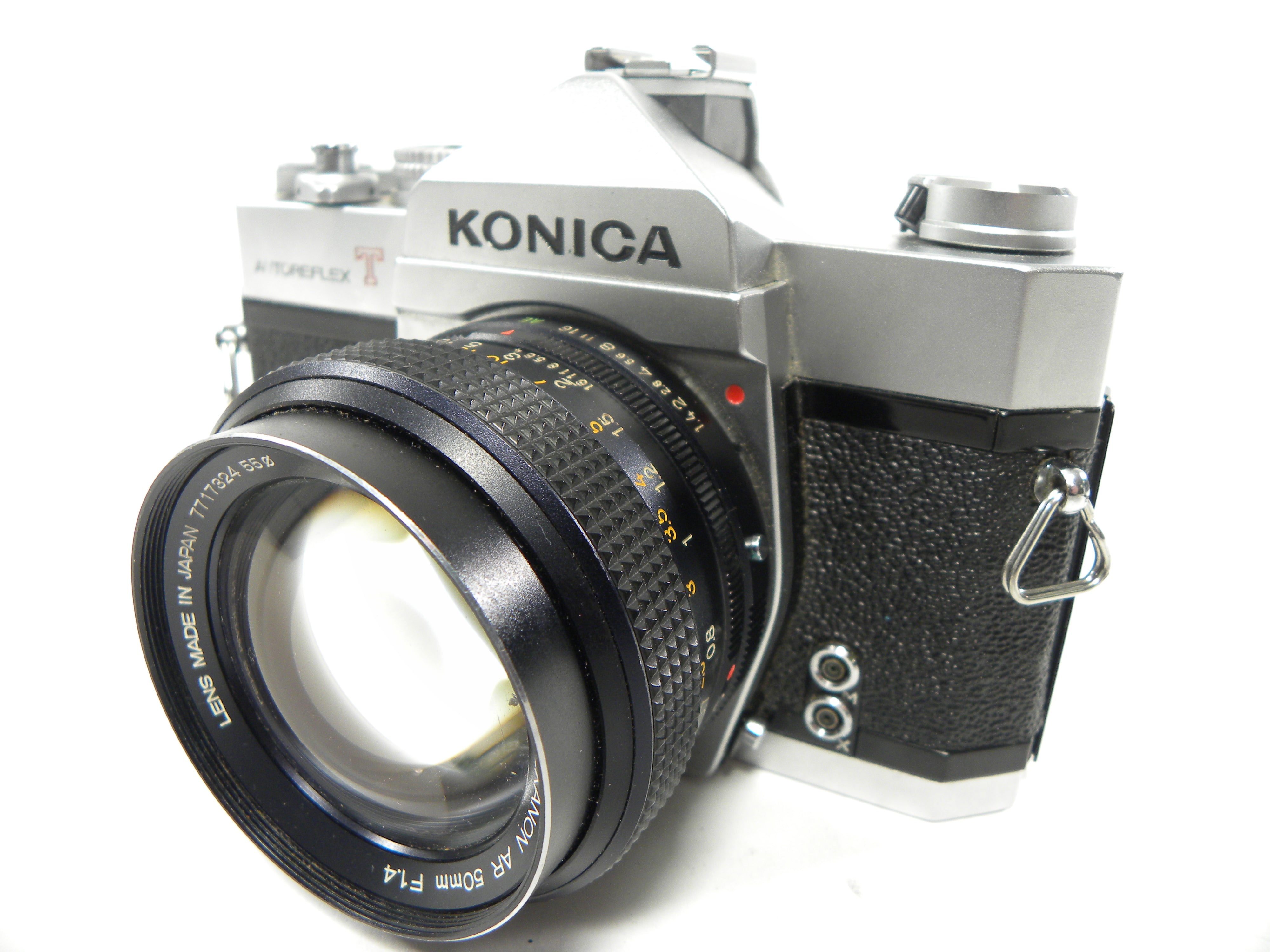 Konica Auto Reflex T 35mm SLR w/Konica AR 50mm f1.4