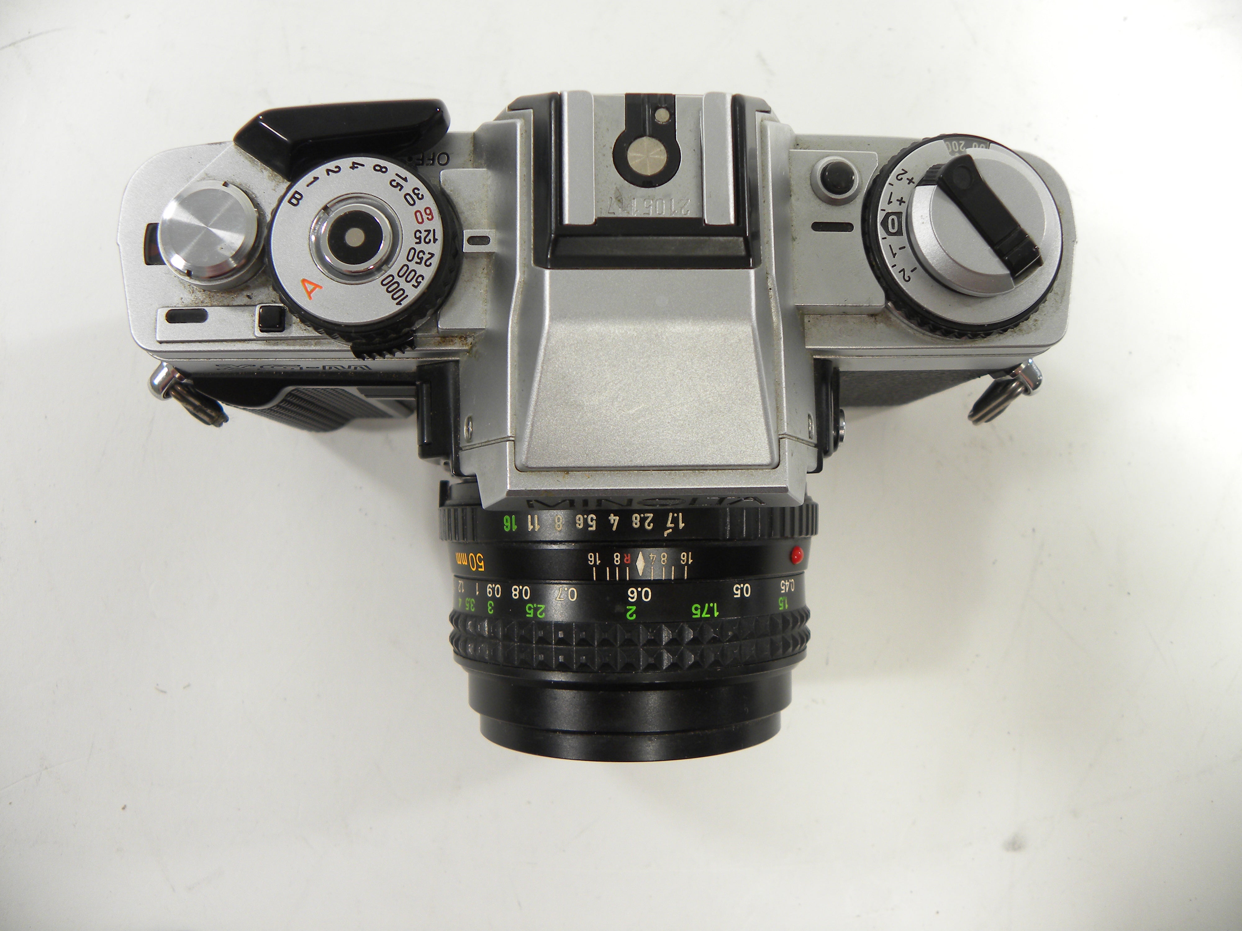 Minolta XG-M 35mm SLR w/MD Rokkor-X 50mm f1.7