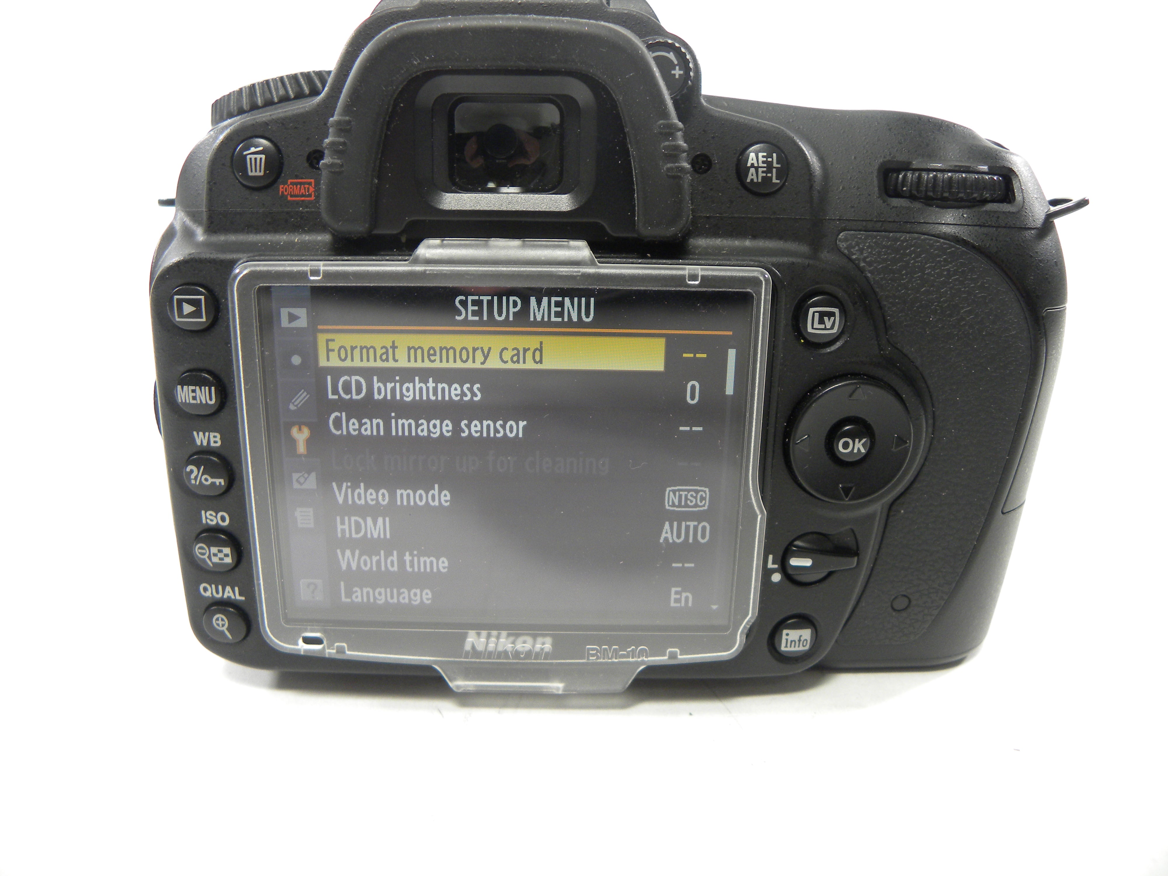 Nikon D90 12.3mp Digital SLR Body Only Shutter Ct. 1,179 AS IS No Returns