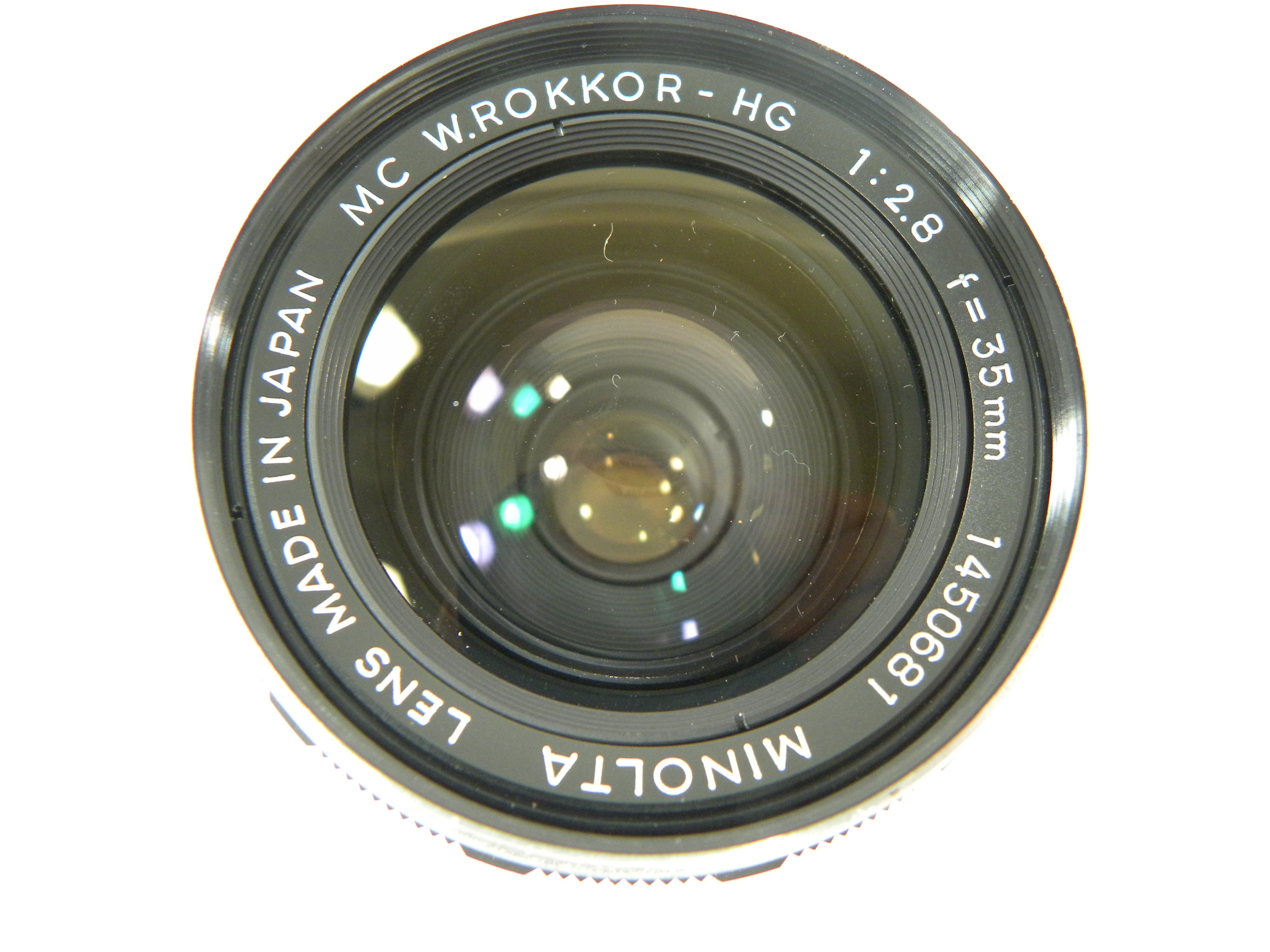 Minolta MC W. Rokkor-HG 35mm f2.8