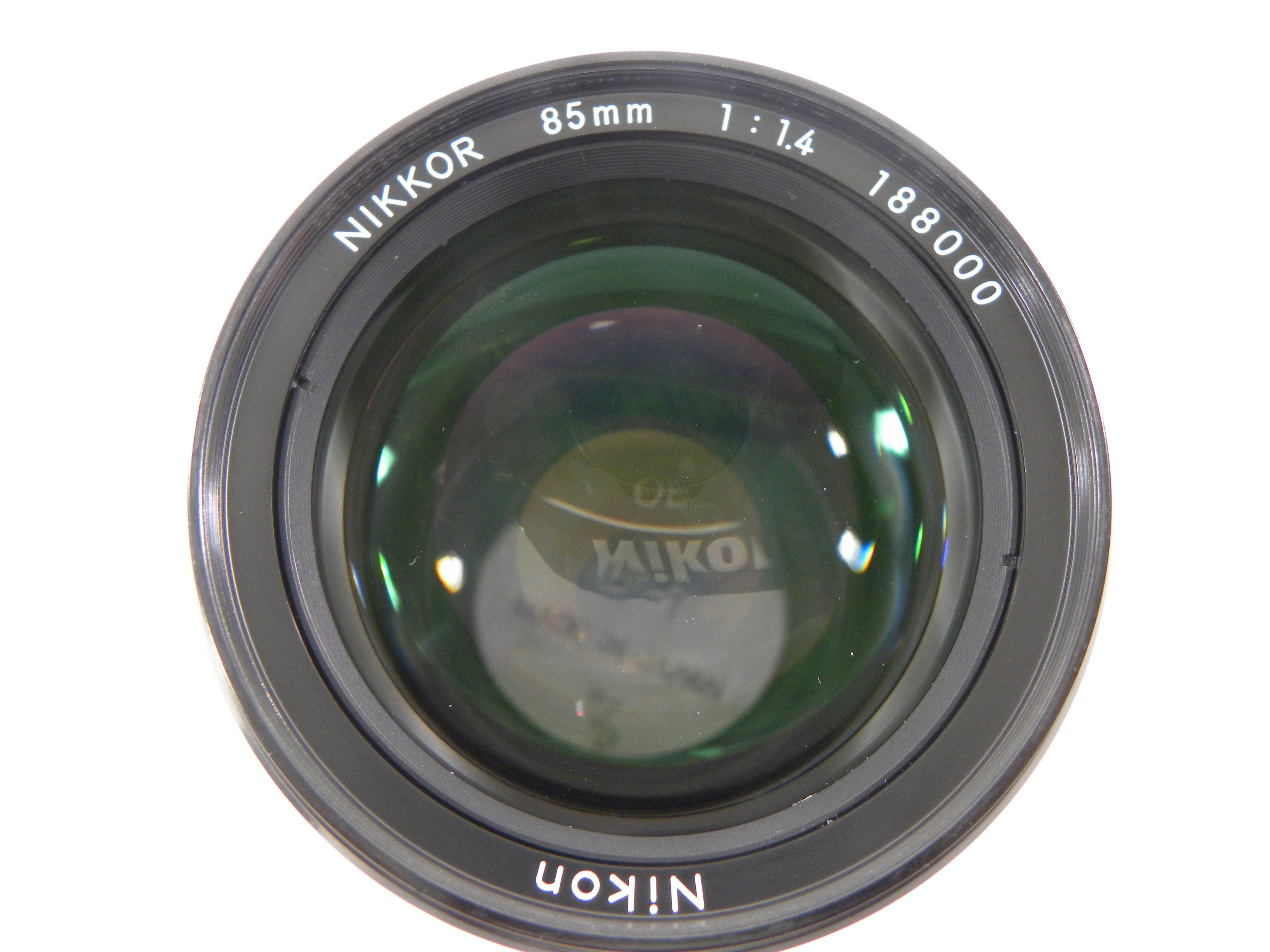 Nikon Nikkor 85mm f1.4 Ais lens AS IS No Returns