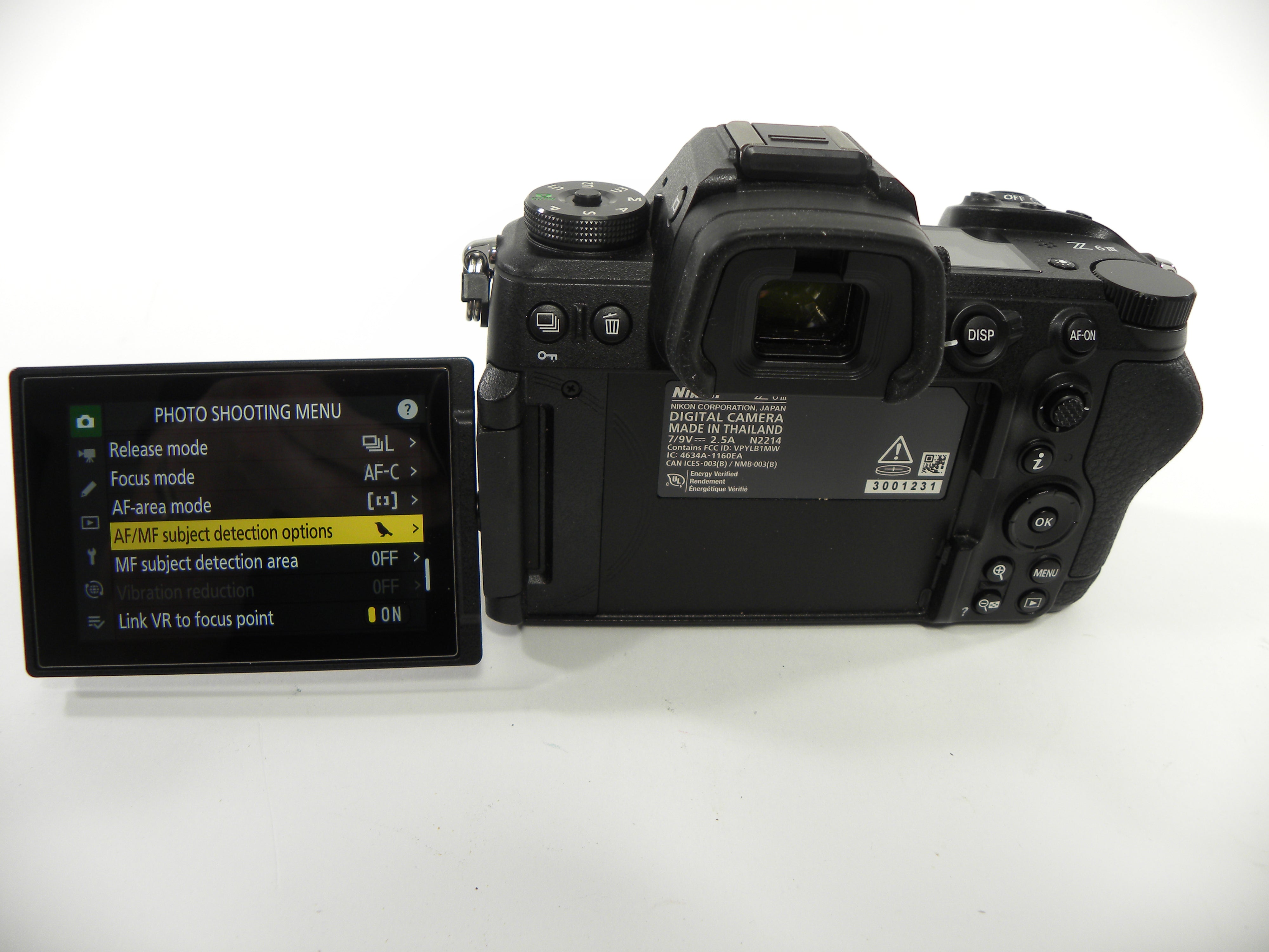 Nikon Z6 III 24.5mp Digital Mirrorless Camera Body only Shutter Ct. 4,691