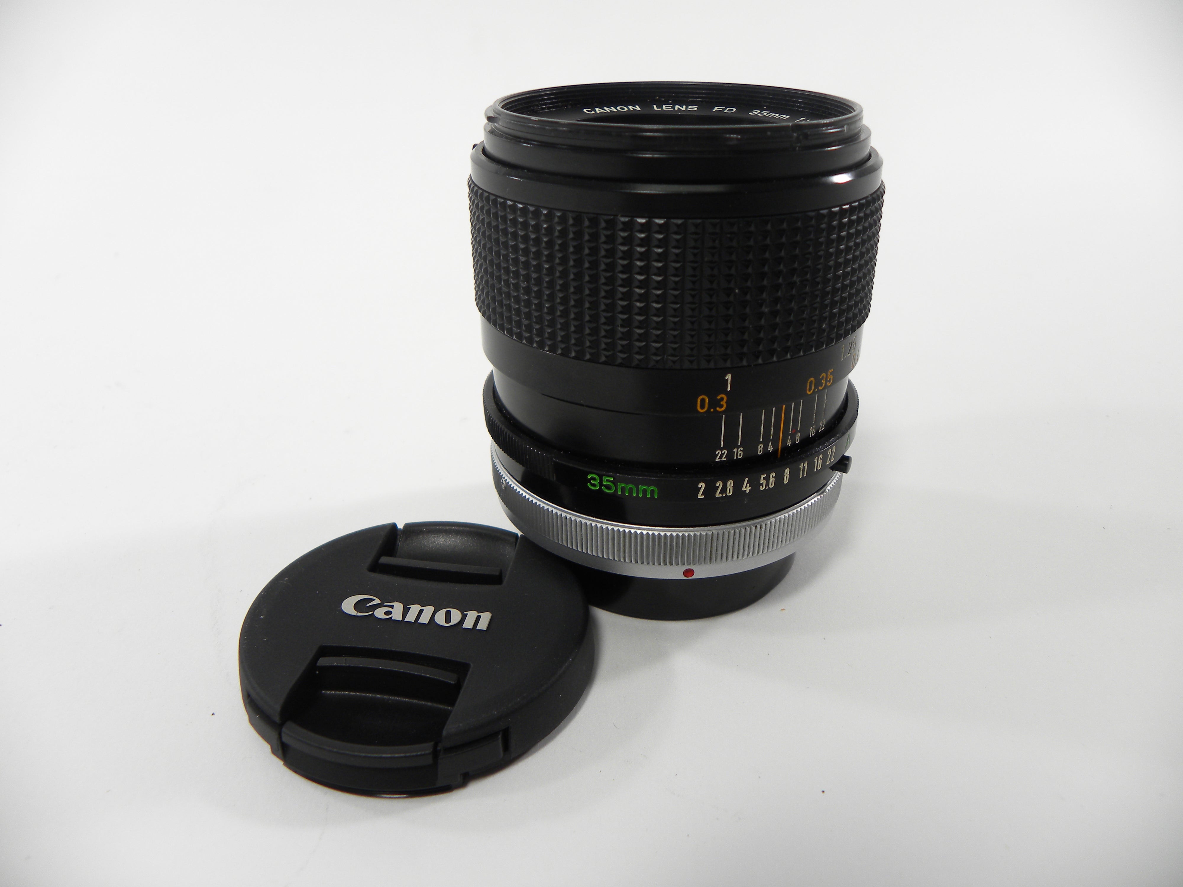 Canon FD 35mm f2 S.S. C. lens