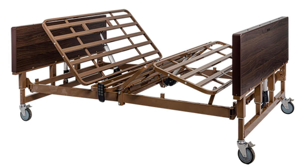 Bariatric HD Homecare Bed w/ Half Rail. 48"W