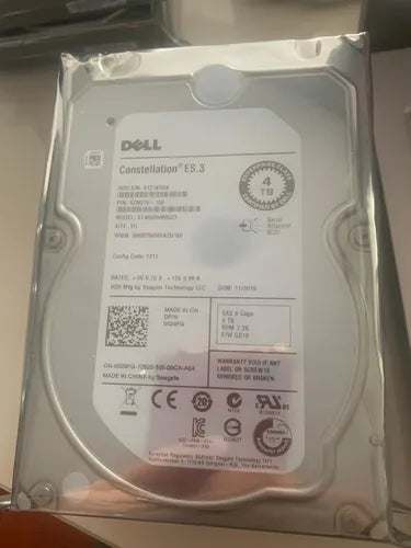 Hd Dell 4tb Sas 7.2k 3.5 St4000nm0023 9zm270-150 Com Nfe Cinza