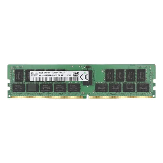 Memória RAM RDIMM DDR4 SK hynix 32GB 2666MHz ECC para Servidores