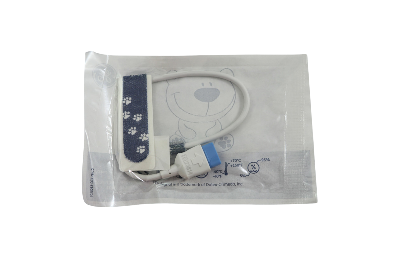 GE Trusignal SpO2 Pediatric Adhesive Wrap Sensor 10pcs TS-PAW-10 0.3m/1ft