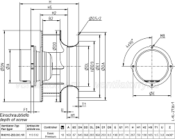 RH31C-ZID.DC.1R ZIEHL-ABEGG centrifugal fan 380V-480V 2200W 3.6/2.85A