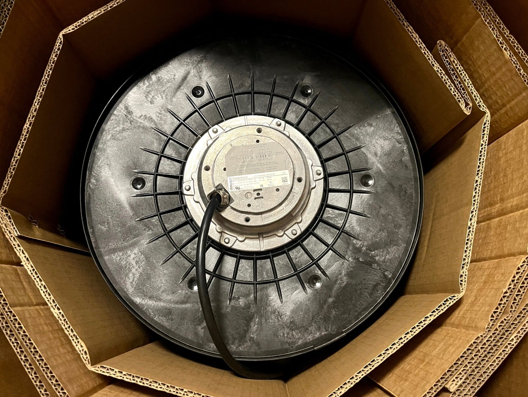 Ebmpapst R4D450-RH01-01 Centrifugal Centrifugal Fan 3~230-400-480V 710/1060/1140W 2.51/3.18/3.05/1.45/1.84/1.76A 710/1060/1140W