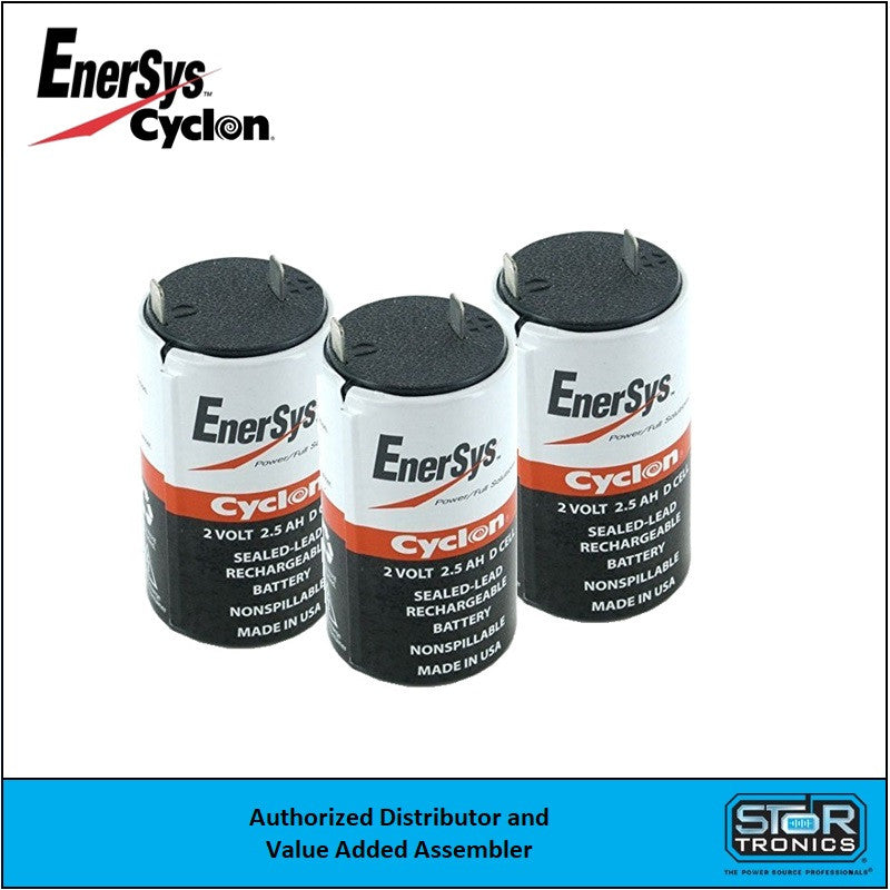 Enersys Cyclon, 0810-0004, 2 Volt, 2.5 Ah SLA D Battery
