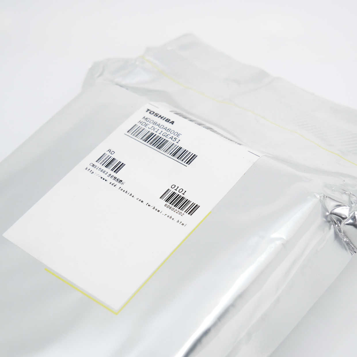 Toshiba MG08 MG08ADA600E 6TB 7.2K RPM SATA 6Gb/s 512e 3.5in Hard Drive