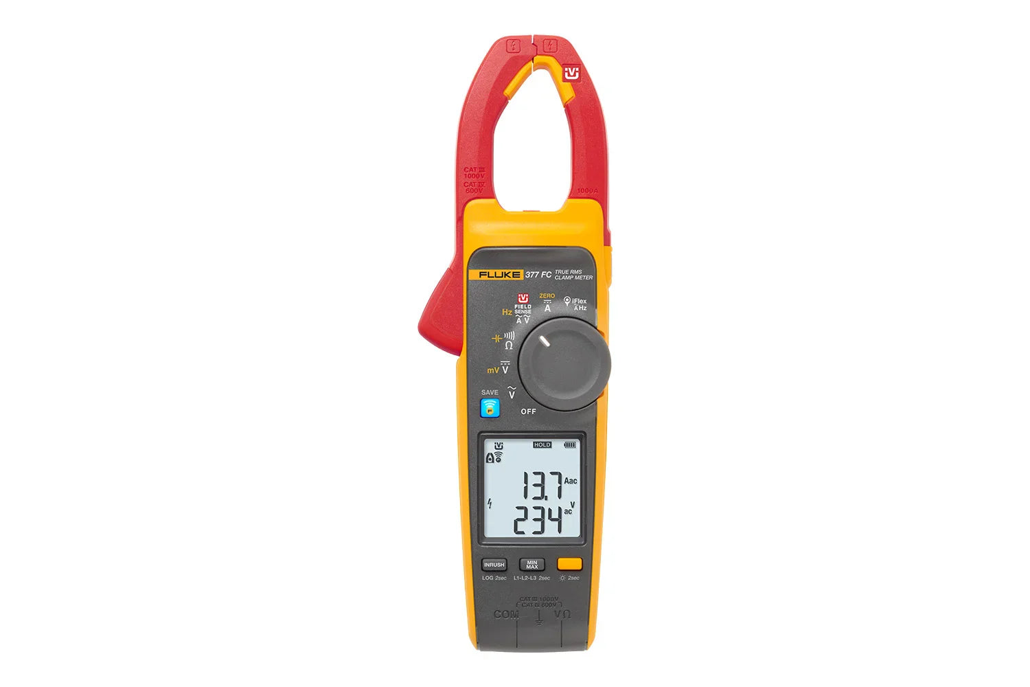 FLUKE-377FC True-RMS AC/DC Clamp Meter with iFlex