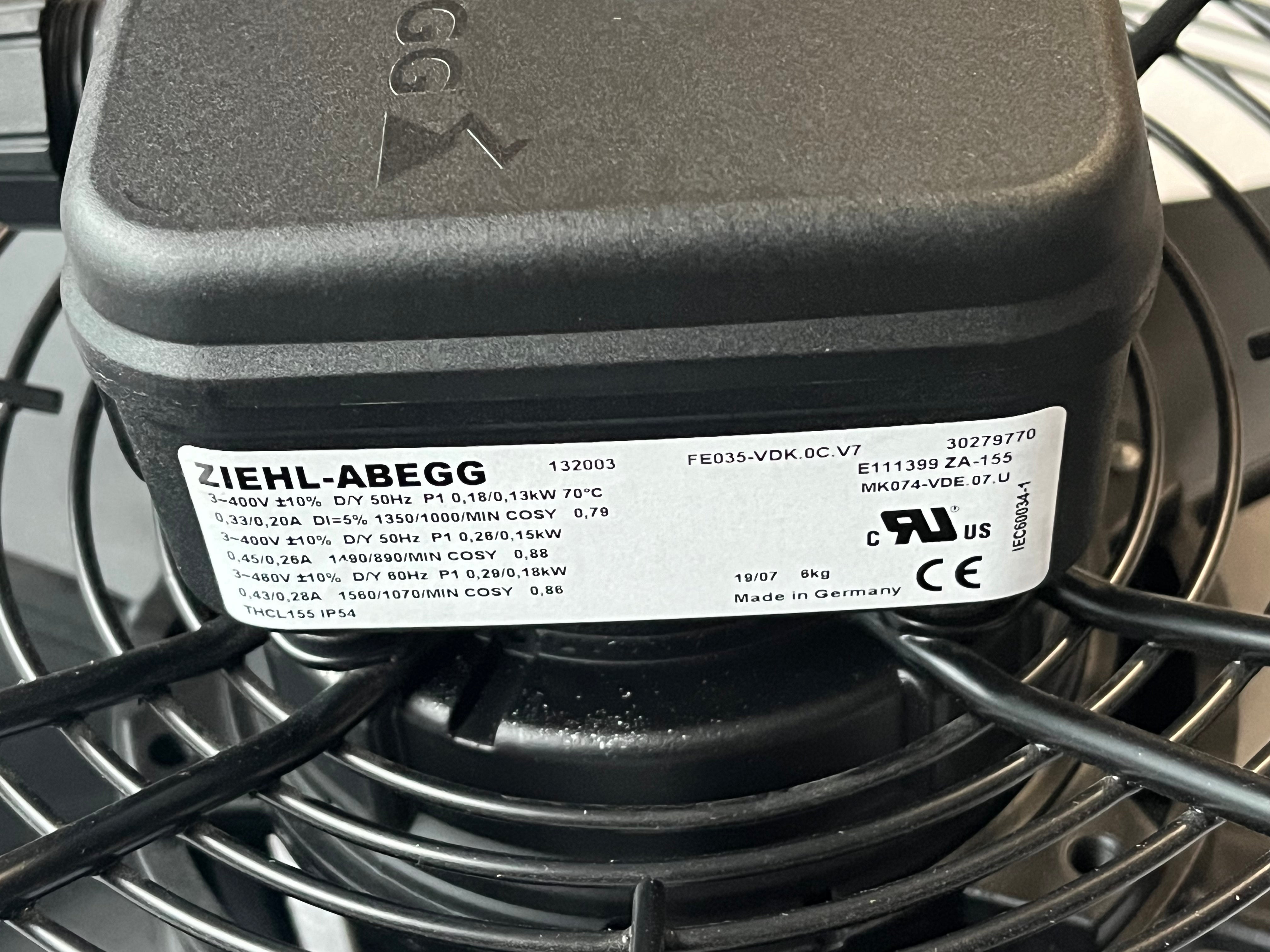 FE035-VDK.0C.V7 ZIEHL-ABEGG Axial Fan