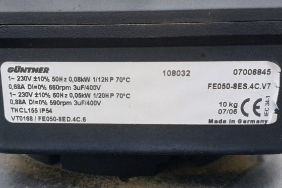 FE050-8ES.4C.V7 ZIEHL-ABEGG Axial Fan