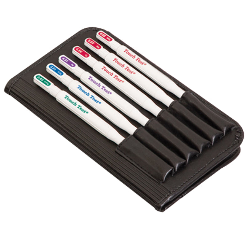 Touch-Test Monofilament Set w/ Case. 6pieces for Foot