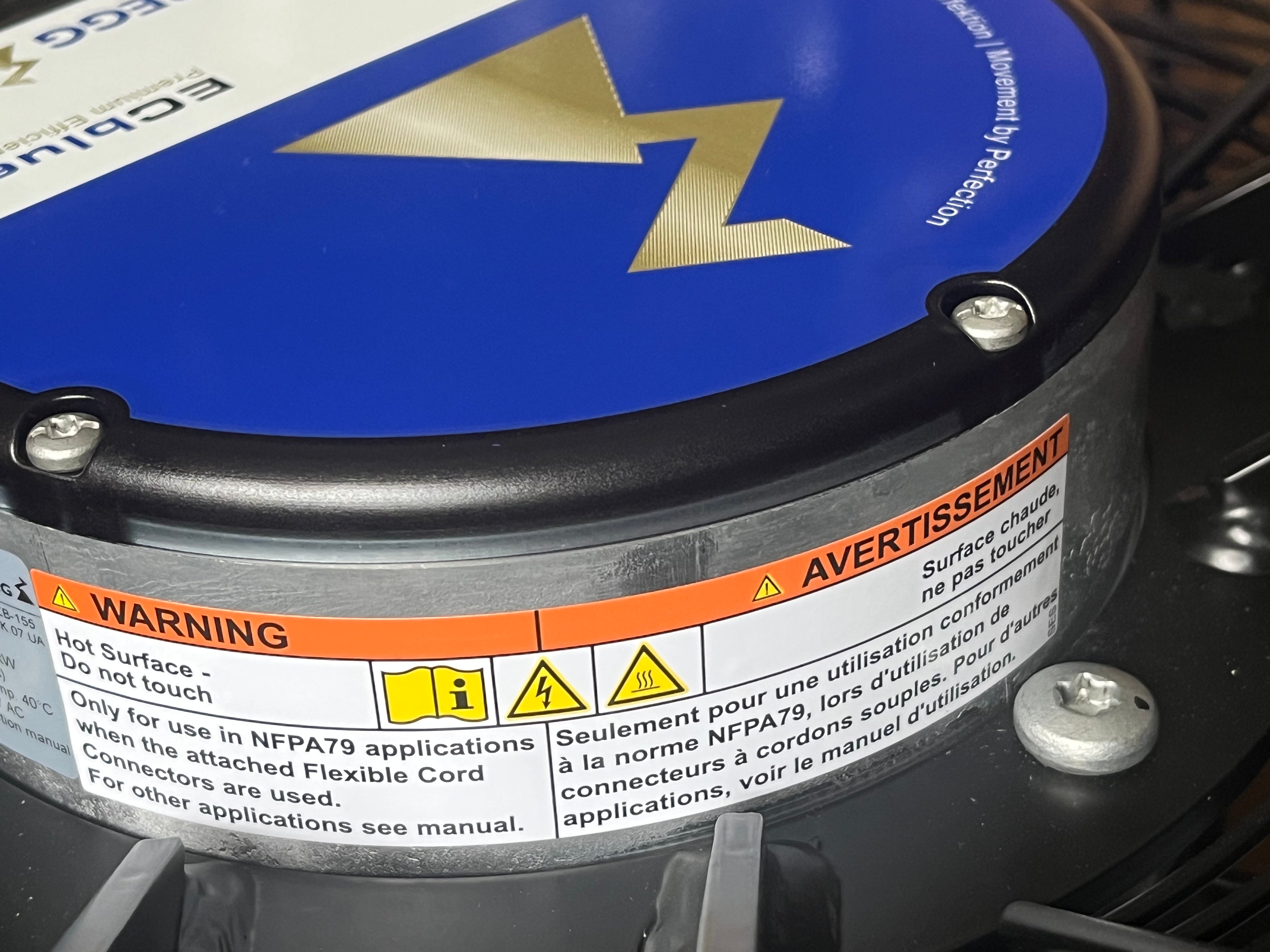 FN050-ZIK.DC.V7P2(Art. 179667) ZIEHL-ABEGG Axial Fan 3~380-480V 1.0kW 1.7/3.5A 1550rpm