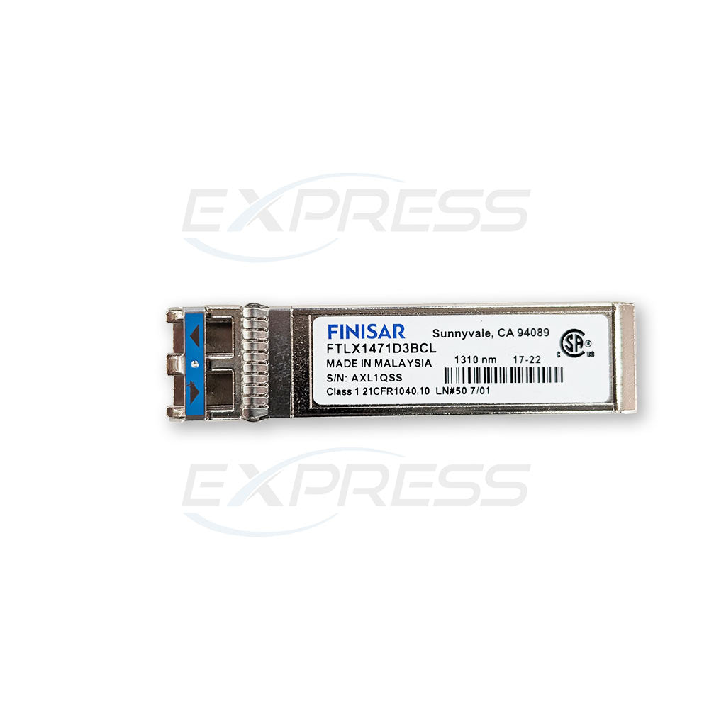 FTLX1471D3BCL - 10Gbps SFP+ SMF 1310NM 10KM Long Range Transciever