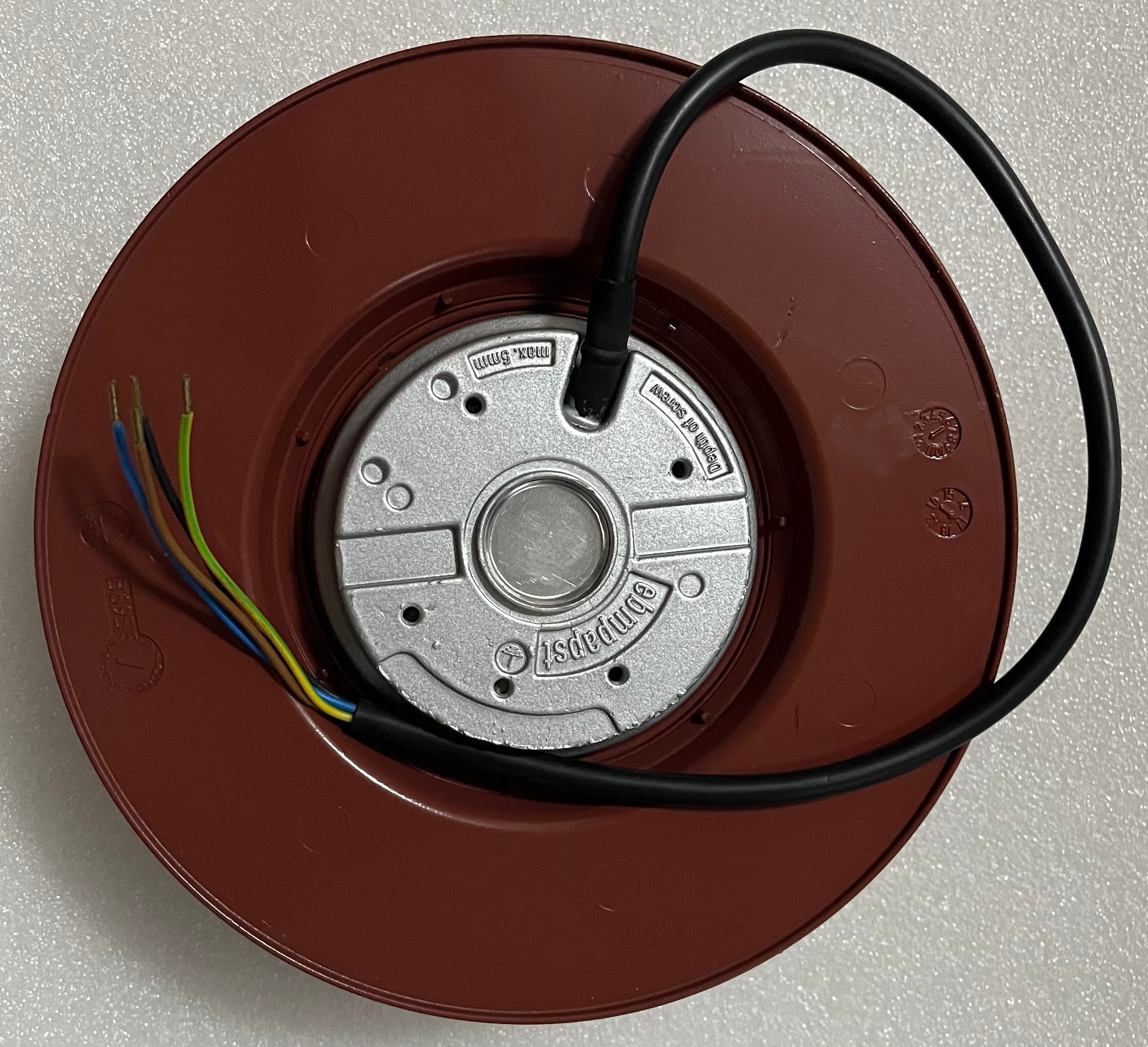 ECOFIT 2RREu15 centrifugal AC fan 192x40R (115V), P/N B16-A8