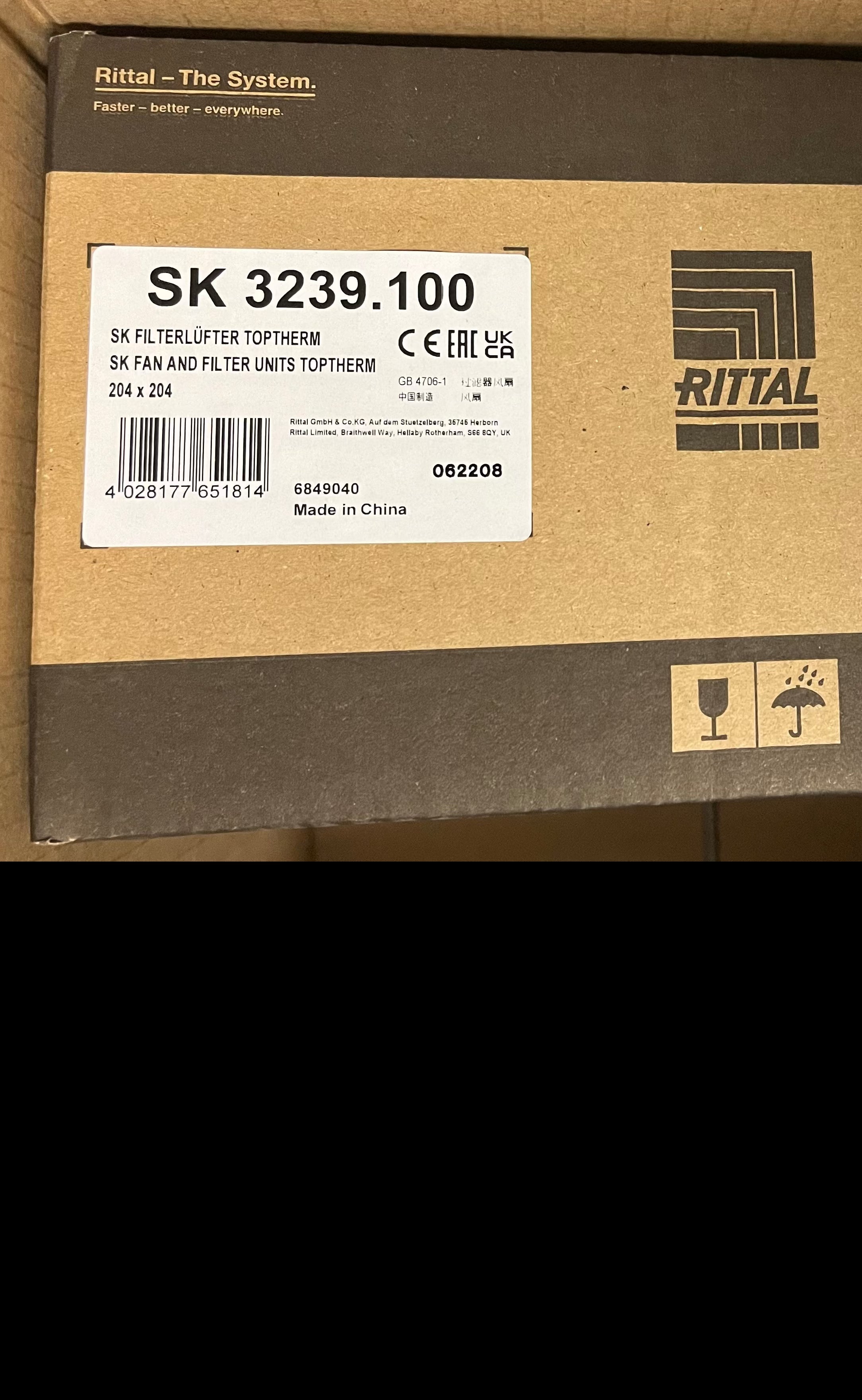 RITTAL SK3239.100 TopTherm fan-and-filter units