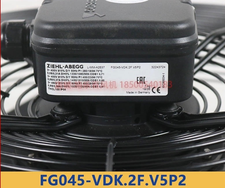 FG045-VDK.2F.V5P2 ZIEHL-ABEGG Axial Fan