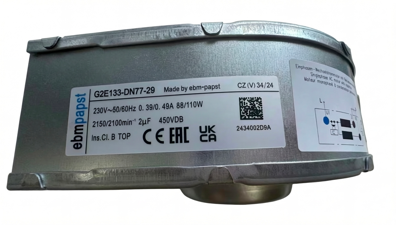 G2E133-DN77-29 ebm-papst centrifugal fan 230V Compact High-Efficiency Cooling Solution