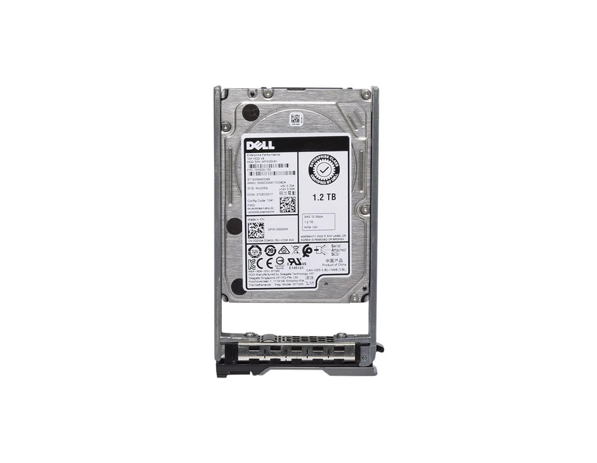 Dell Gen14-16 1.2TB 10K 12Gb/s 512n 2.5-inch SFF SAS Hard Drive (G2G54