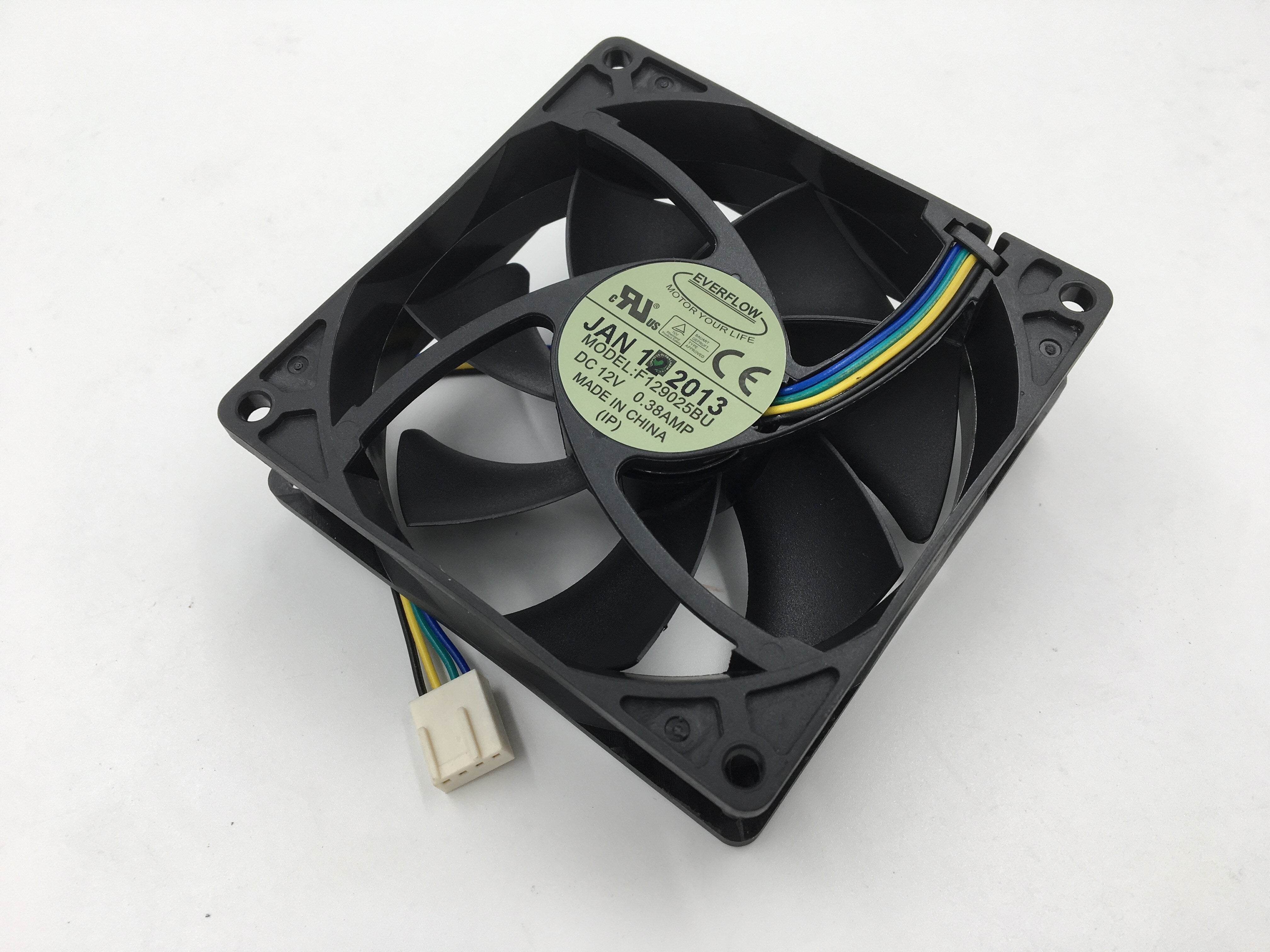 AVC F129025BU 12V DC 90x90x25mm Brushless Cooling Fan