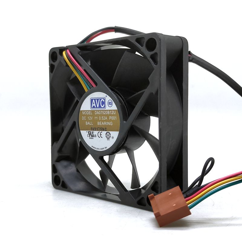 AVC DA07520B12U 75x75x20mm 12V DC Axial Cooling Fan