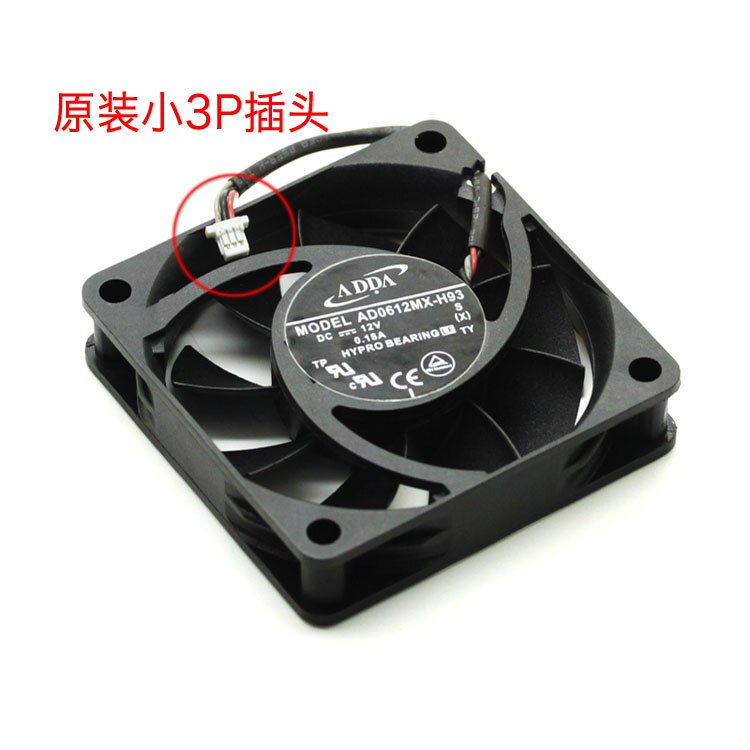 ADDA AD0612MX-H93 60x60x13mm 12V DC 0.18A Axial Cooling Fan