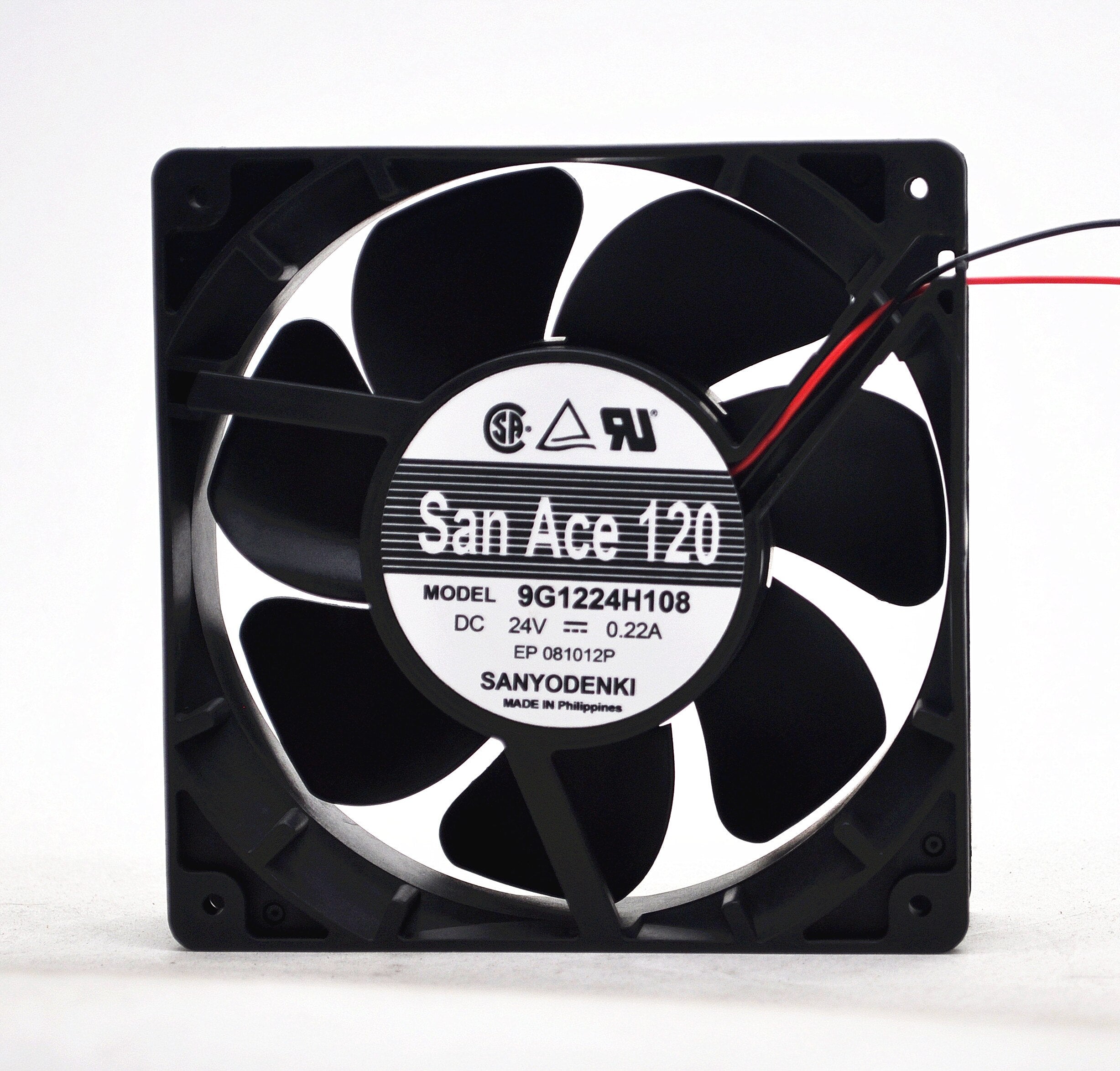 Sanyo Denki 9G1224H108 120x120x38mm Brushless Cooling Fan