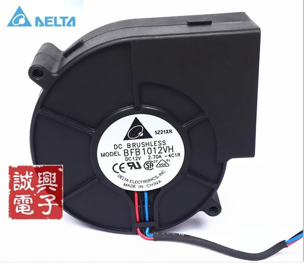 Delta BFB1012VH 97.2x94.4x33mm 12V DC 1.50A DC Blower Fan