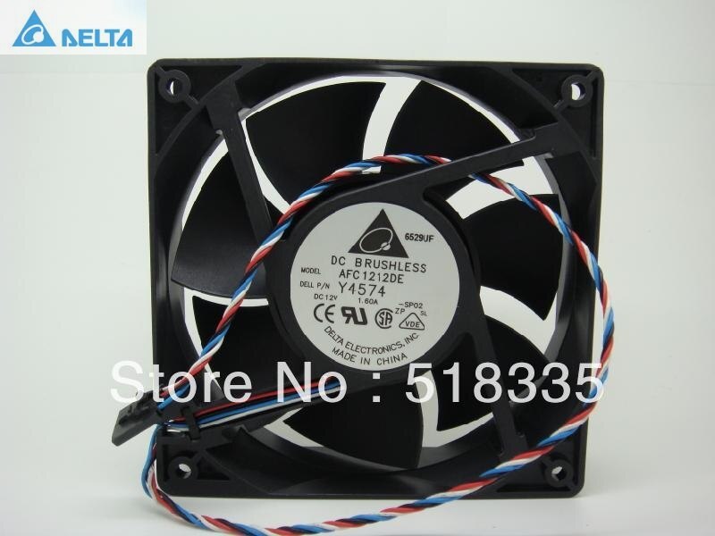 Delta AFC1212DE 120x120x38mm 1.6A Axial Cooling Fan