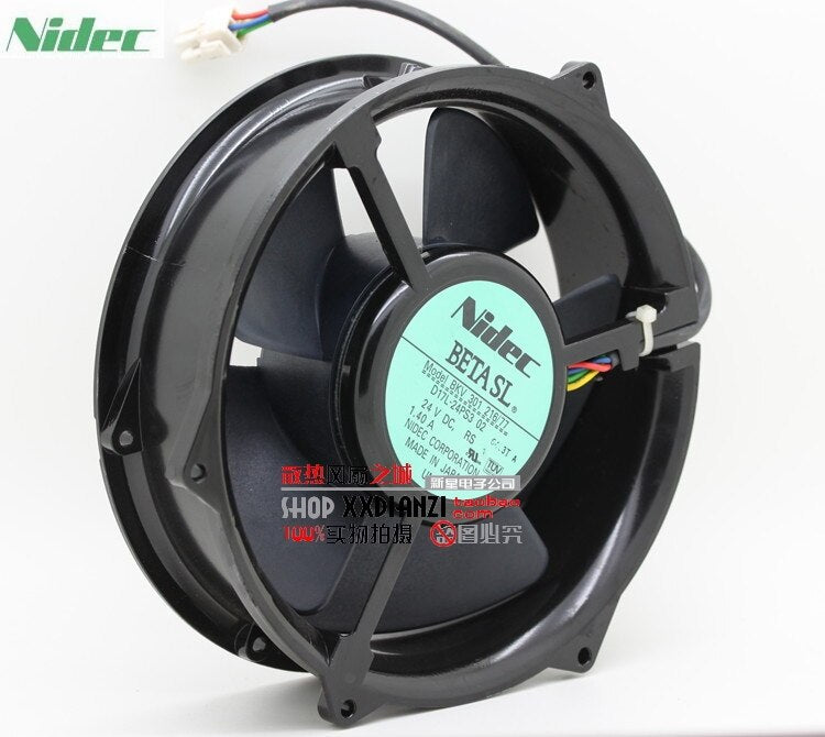 Nidec D17L-24PS3 170mmclassmm 24V DC 1.40A Axial Cooling Fan