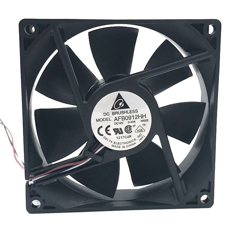 Delta AFB0912HH 92x92x25.4mm 12V DC 0.25A DC Axial Fan